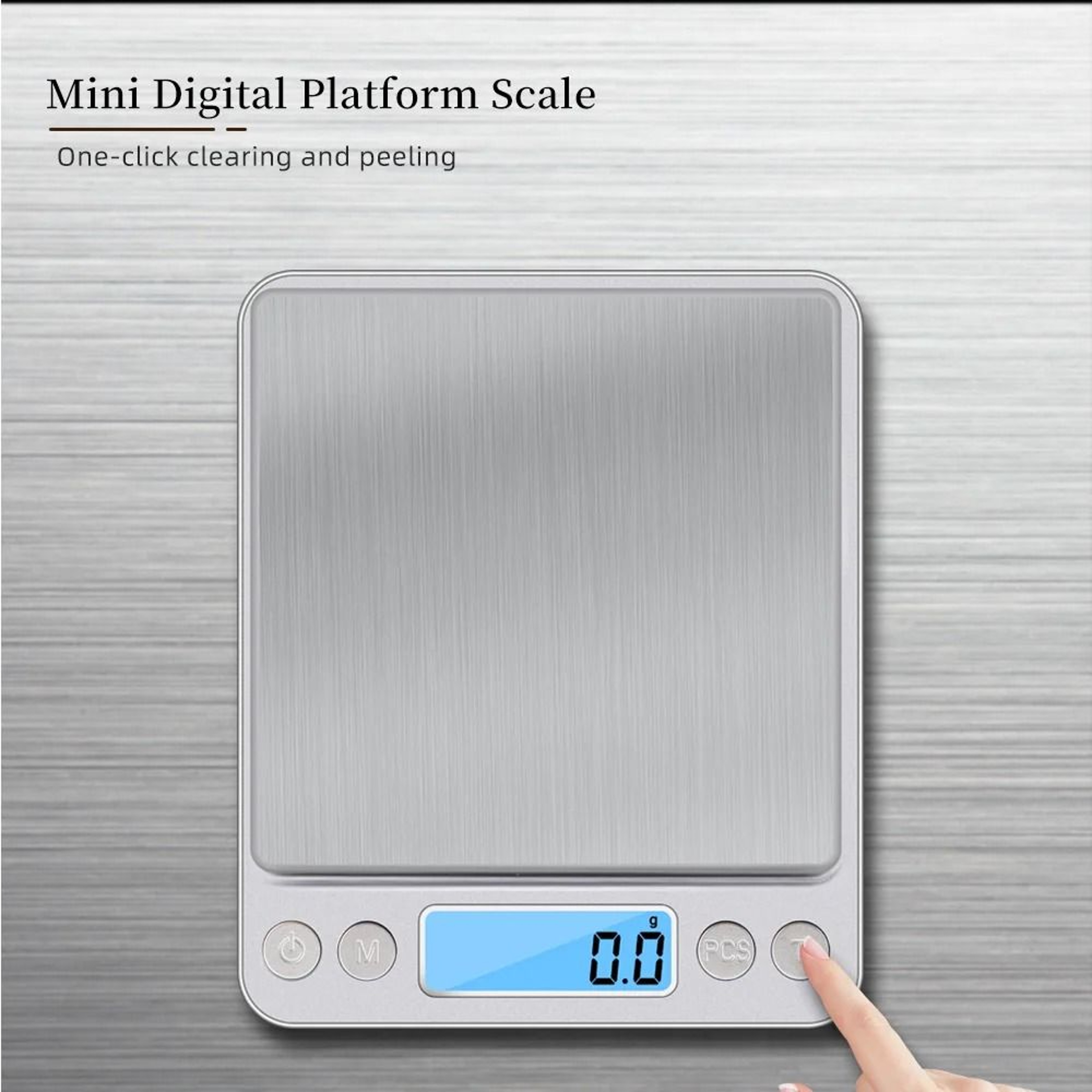 Mini LCD Digital Precision Scale 500g 3000g For Tea Baking And Kitchen Weighing 8