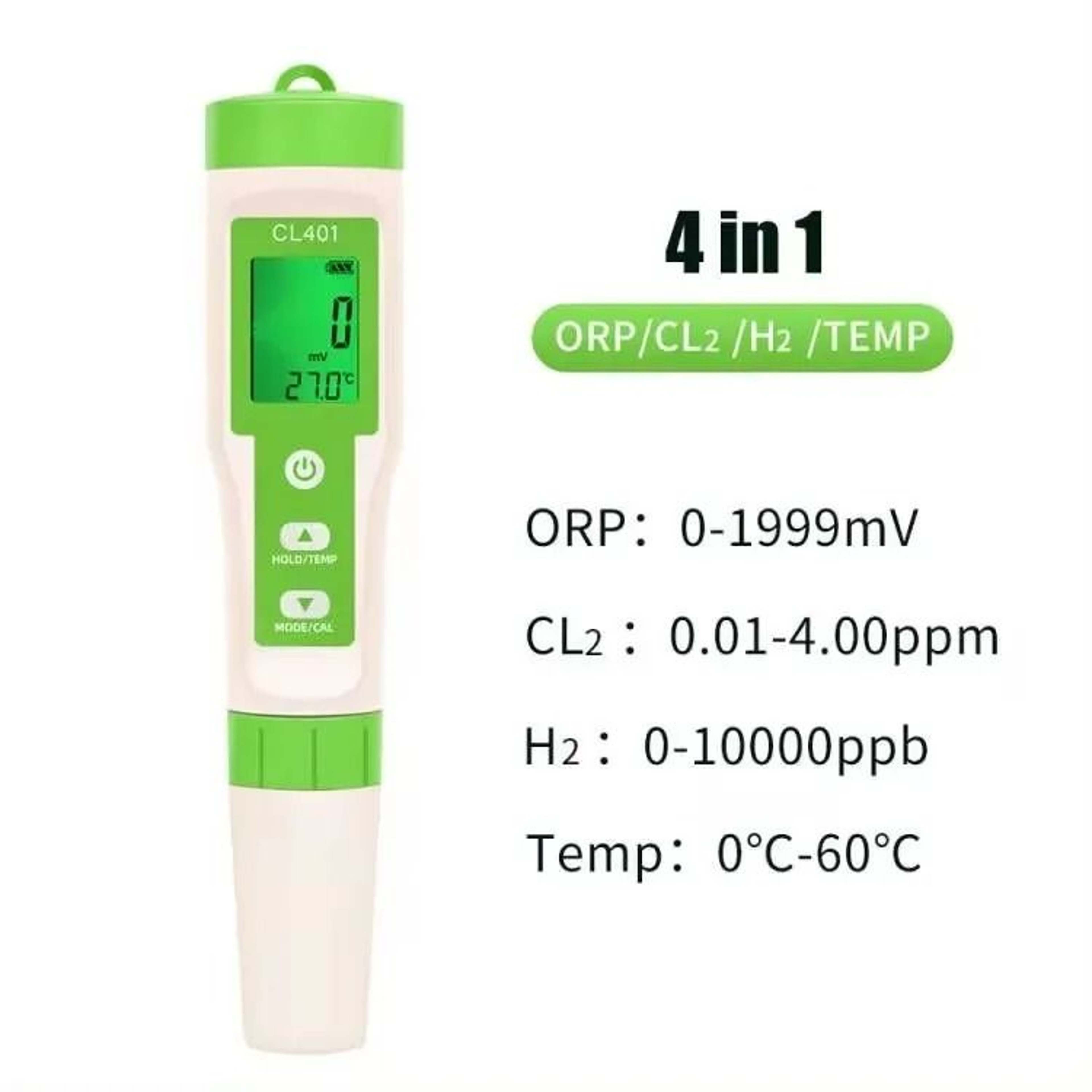 5in1 Digital Water Quality Tester PH Chlorine ORP Hydrogen And Temperature Meter 3