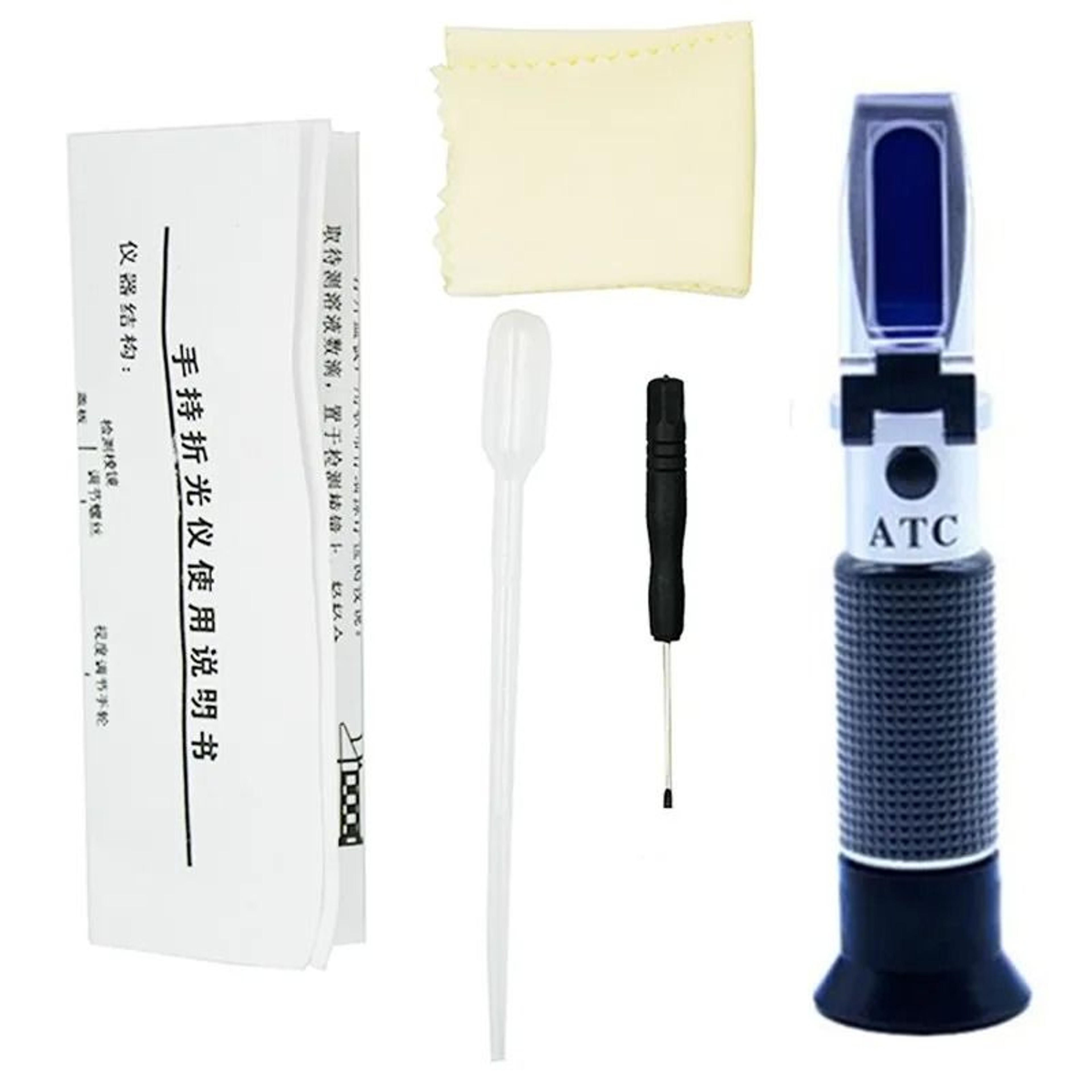 2in1 Brix And Salinity Refractometer ATC Sugar And Salt Concentration Tester 0