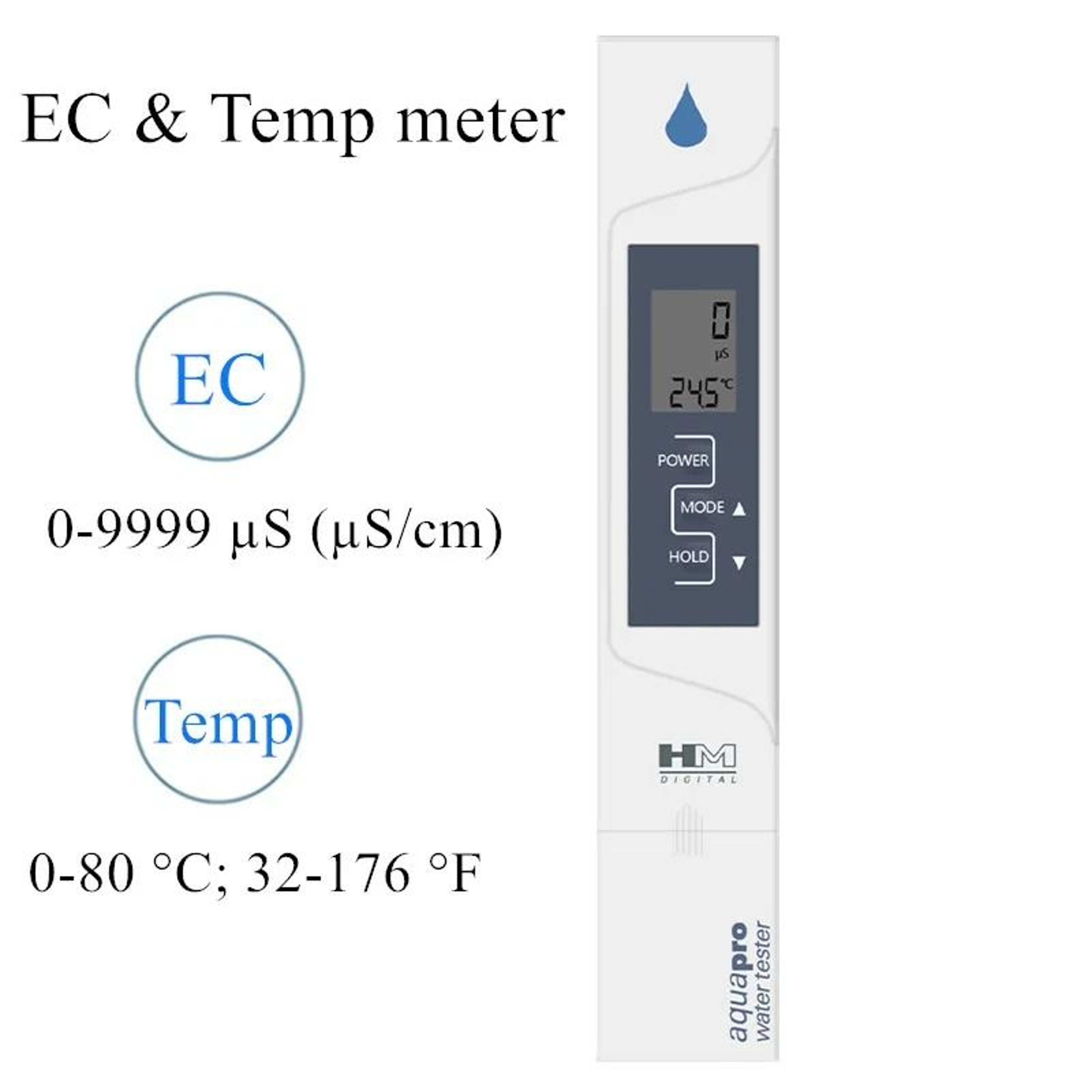 AP2 Digital EC And Temperature Water Quality Meter With Automatic Calibration 5