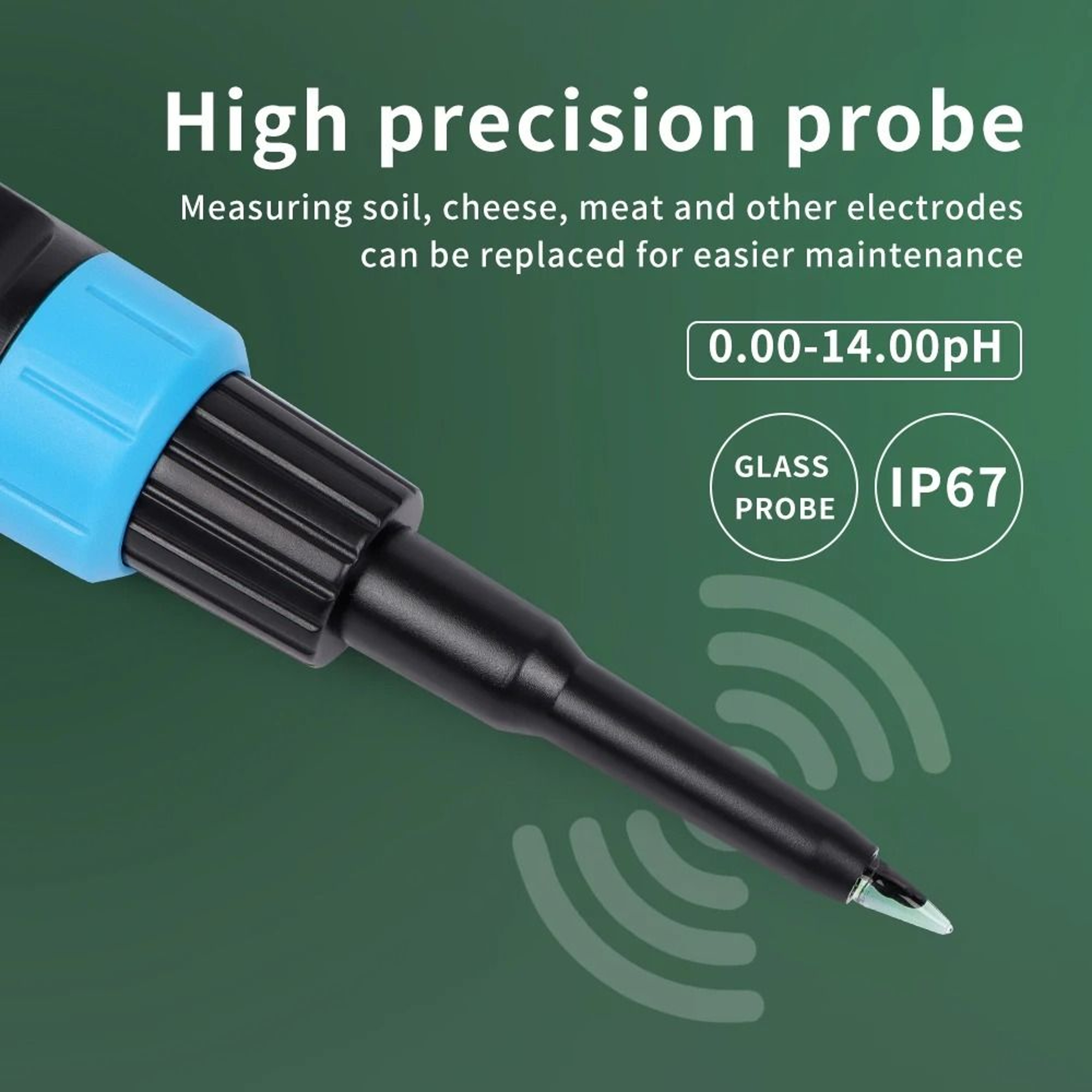 YY1030 Digital Food PH Meter 014 PH And Temperature Tester For Meat Cheese Milk And Soil 1