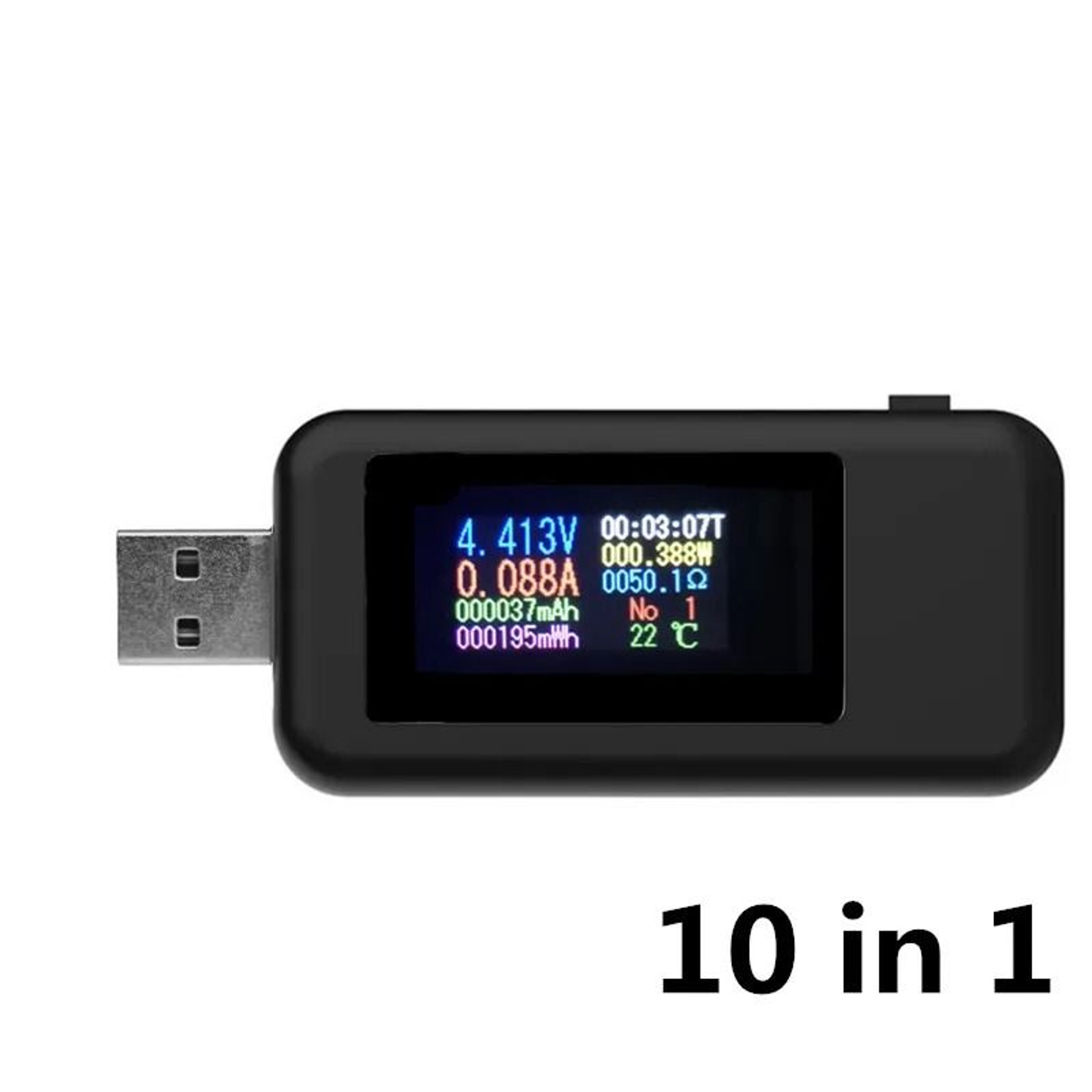 9in1 10in1 Digital USB Power Tester 430V Voltage Current Meter 1