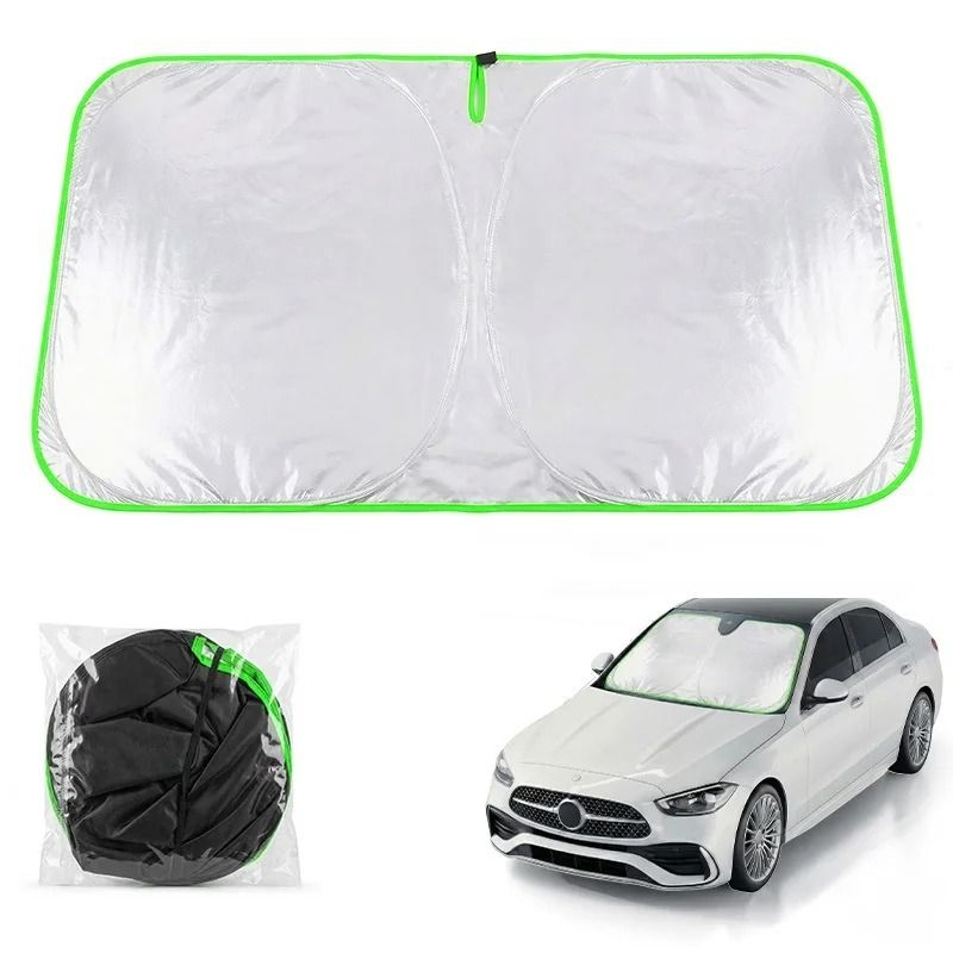 Foldable Car Windshield Sunshade UV Protection Window Cover For Parked Cars 5