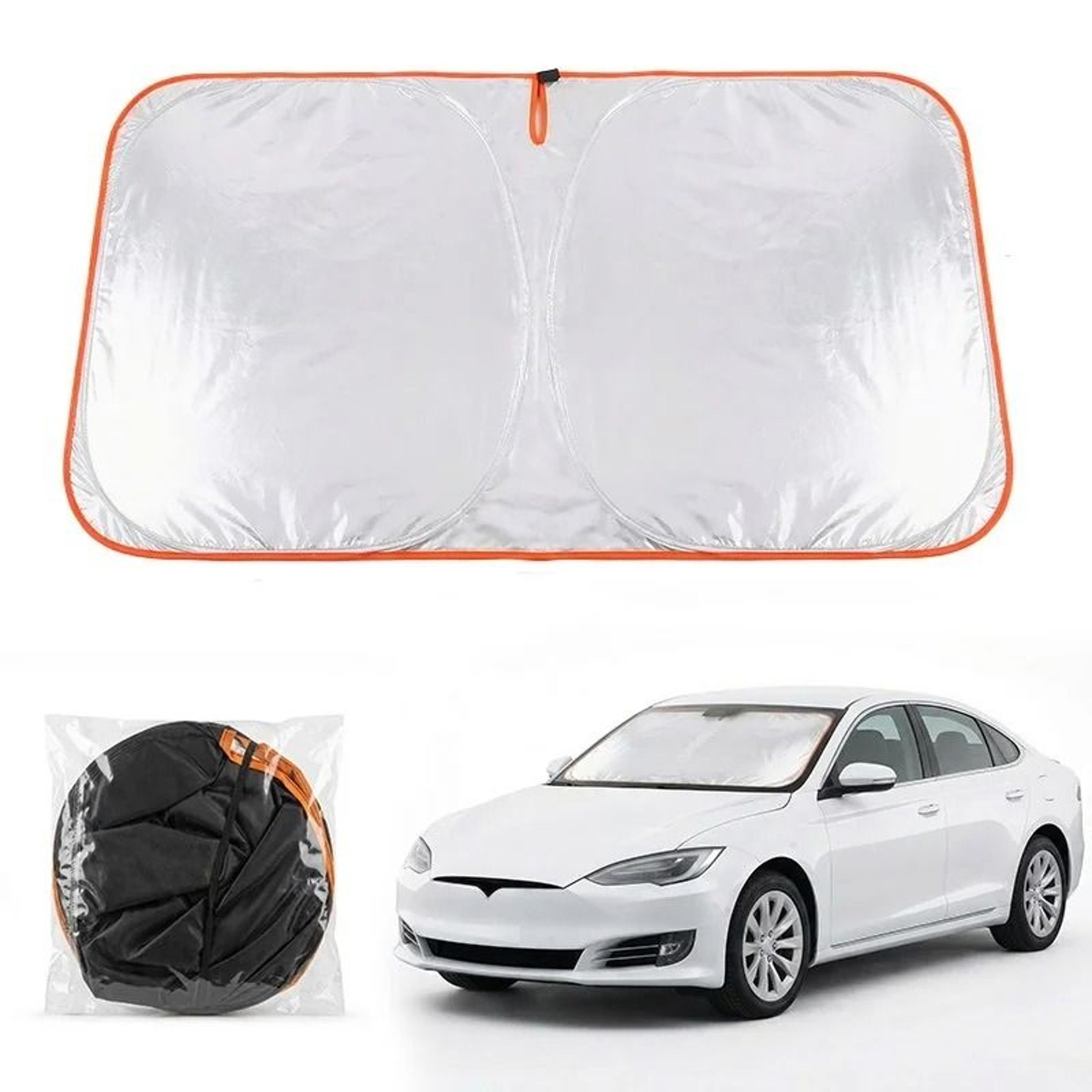 Foldable Car Windshield Sunshade UV Protection Window Cover For Parked Cars 6