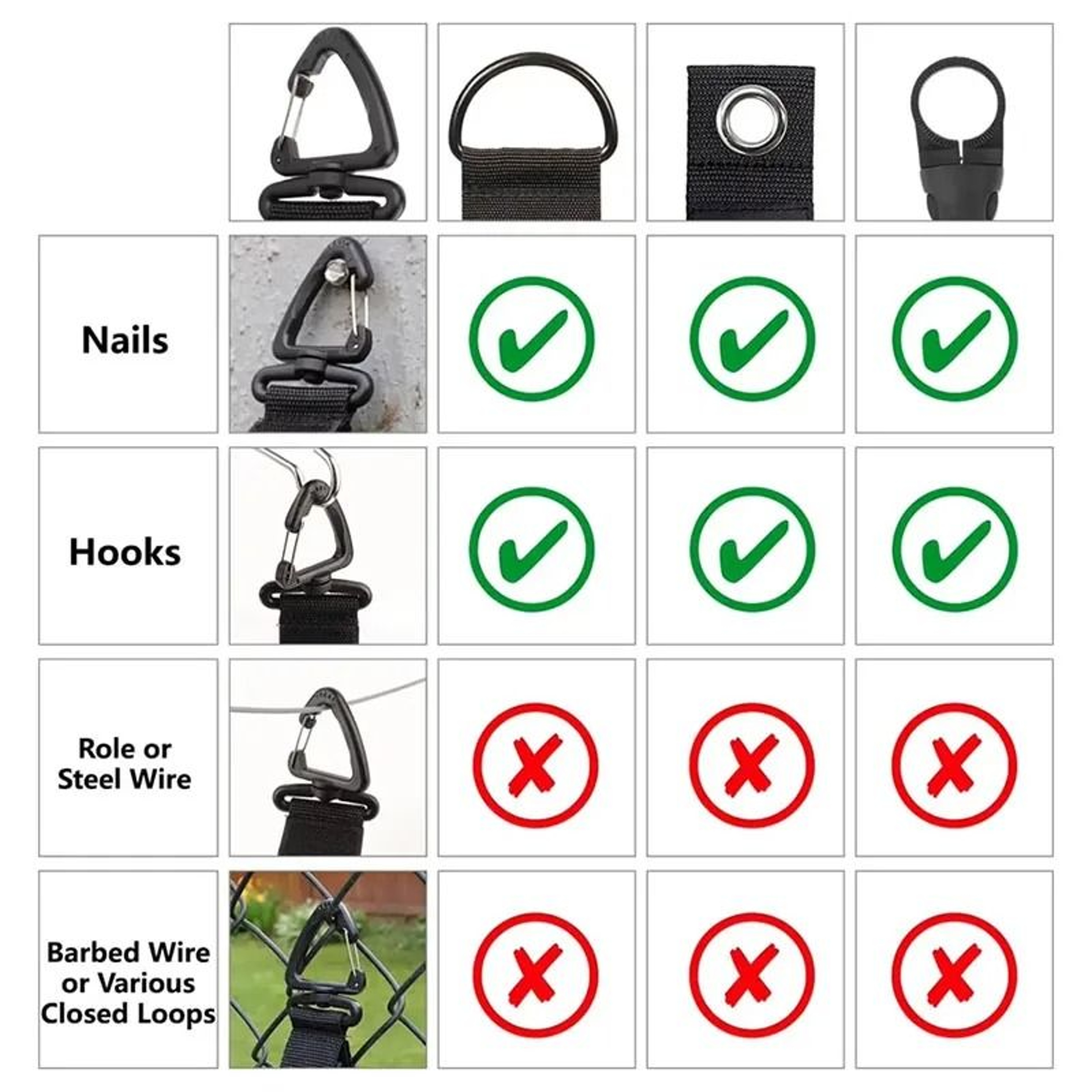 HeavyDuty Nylon Cord Organizer Straps With Rotating Buckle For Cables And Hoses 6