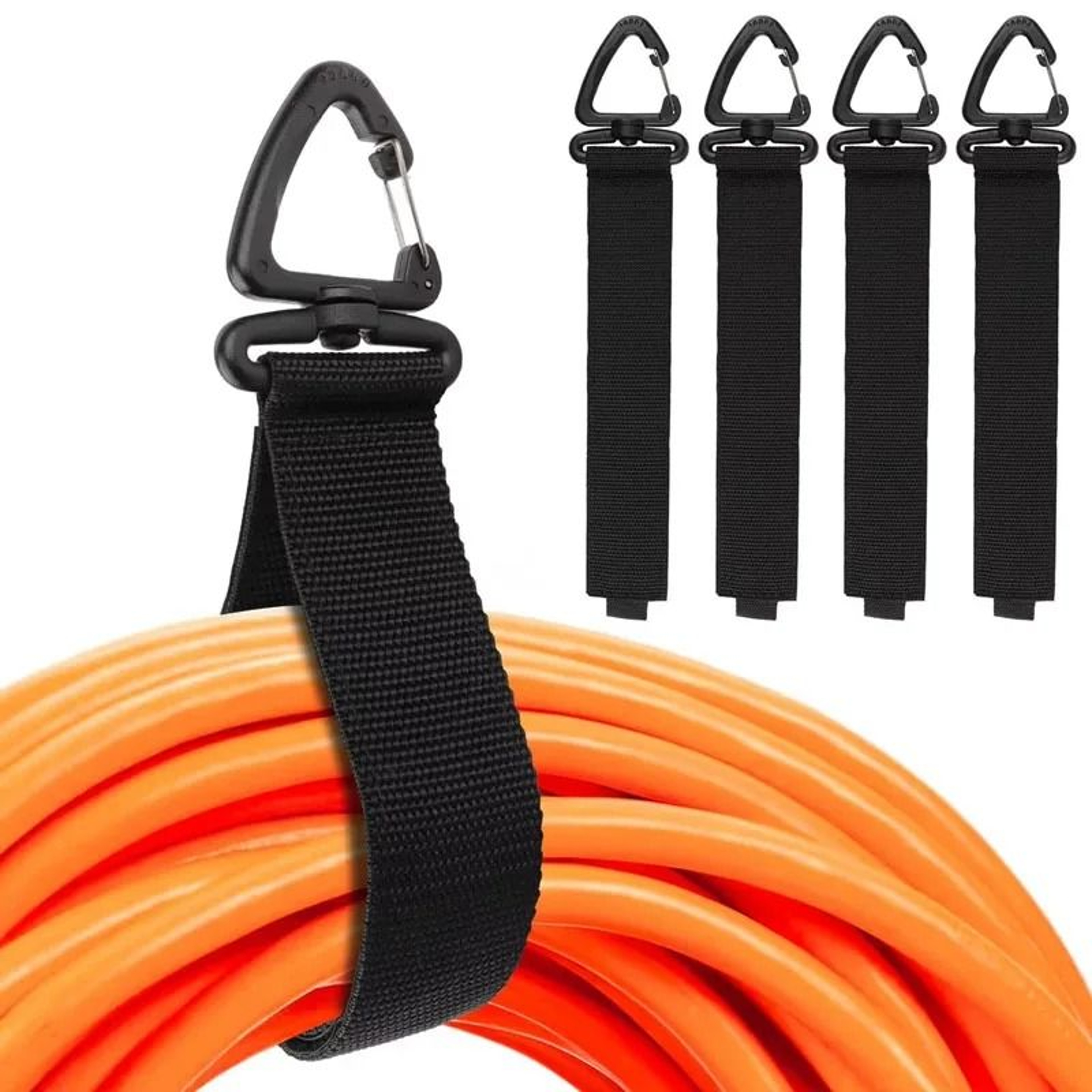 HeavyDuty Nylon Cord Organizer Straps With Rotating Buckle For Cables And Hoses 7