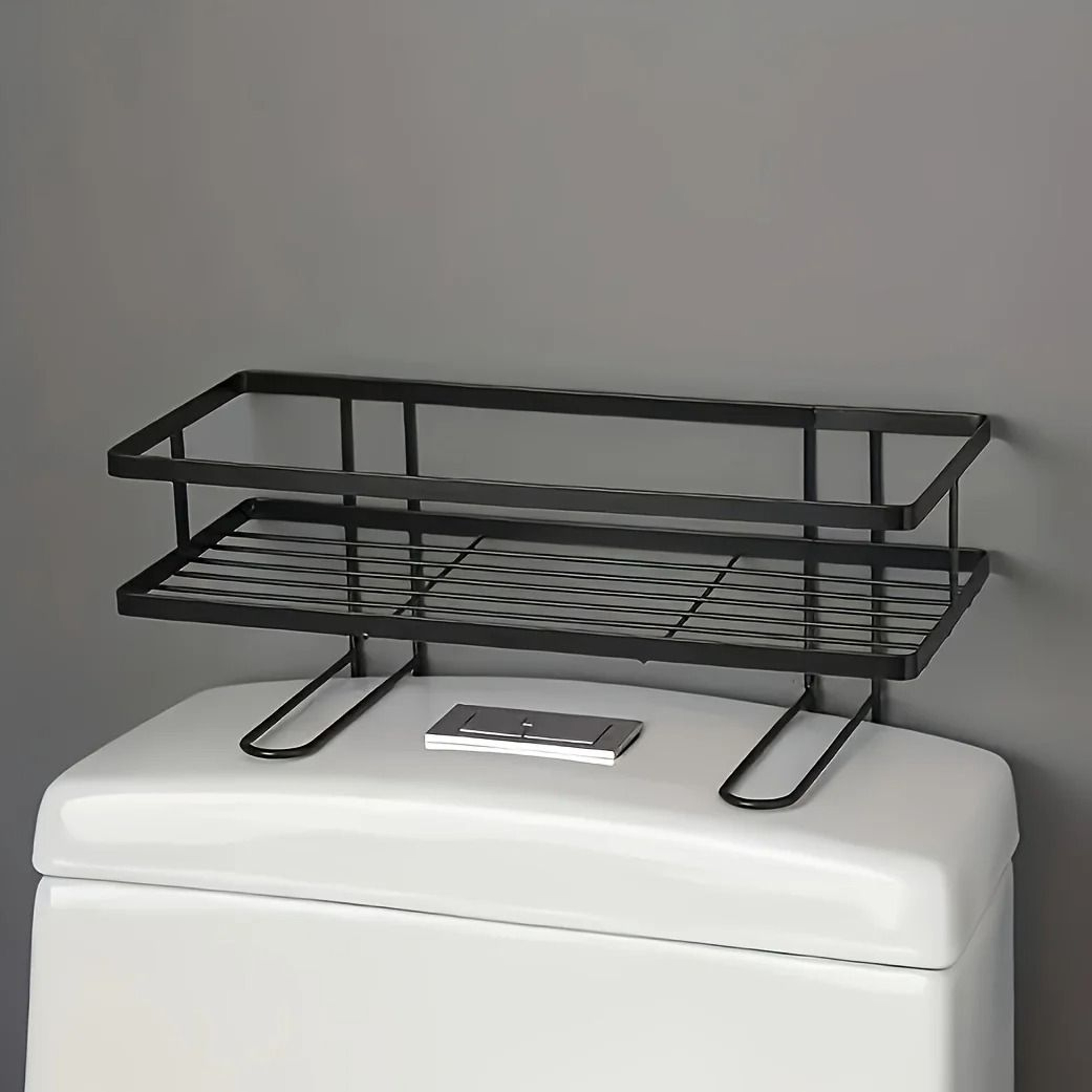 NoDrill Bathroom Storage Rack Multifunctional Toilet Organizer Shelf 6