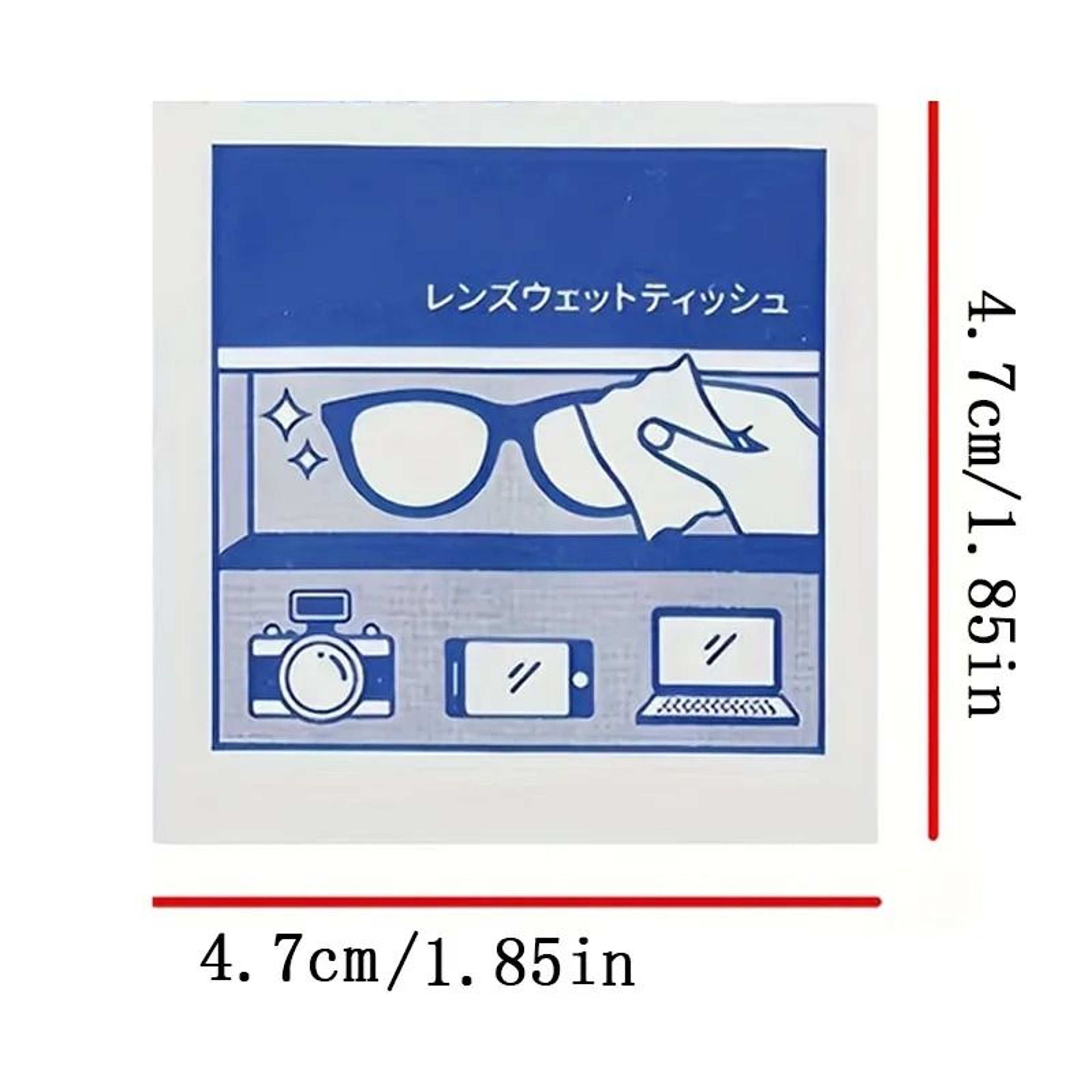 100Pack Disposable Eyeglass Cleaning Wipes Individually Wrapped Lens And Screen Cleaner 5