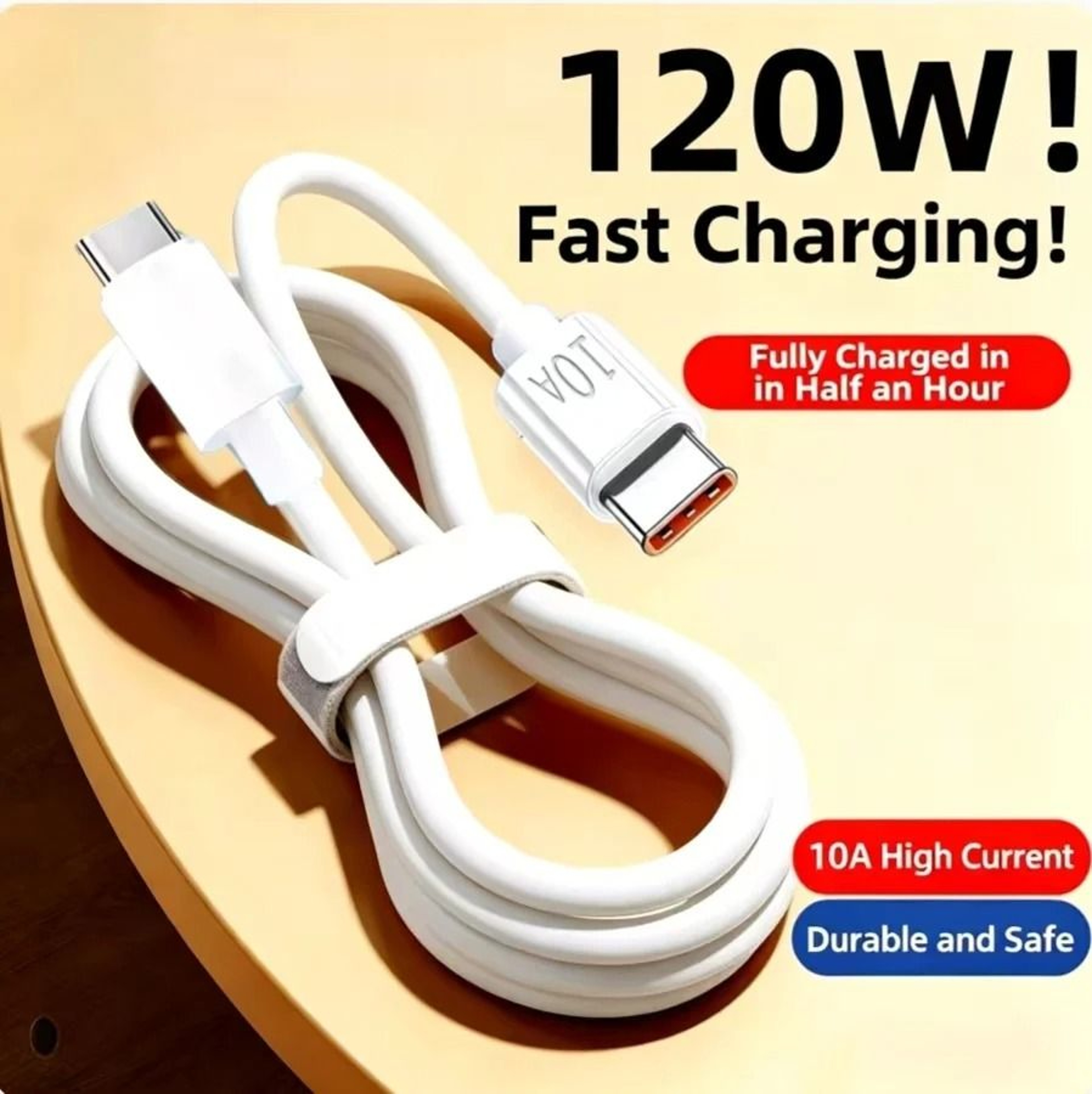 120W USBC To USBC Fast Charging Cable 10A HighSpeed Data Cord 1 Or 3PCS 8