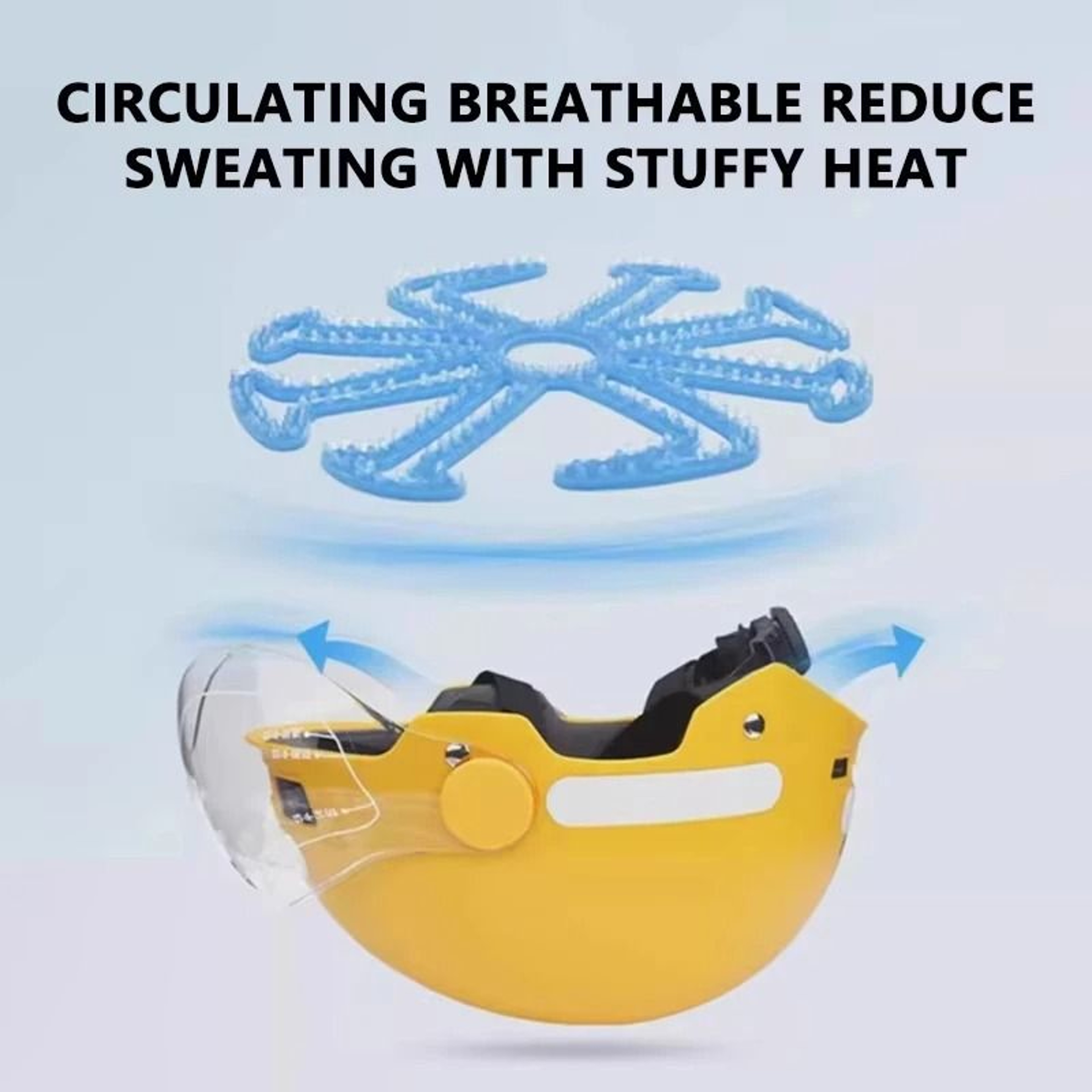 Flexible Silicone Motorcycle Helmet Inner Pad Breathable Comfort Liner 8