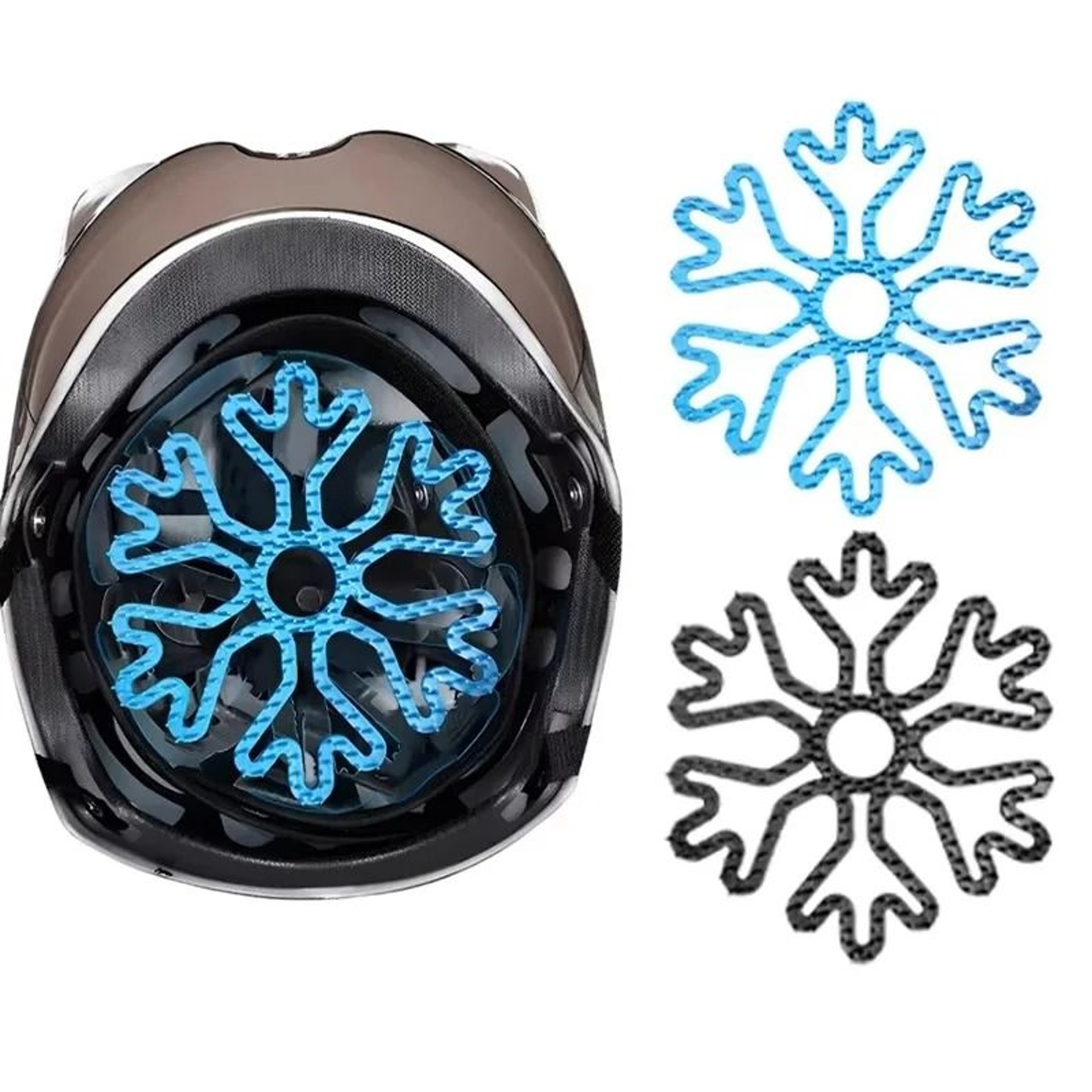 Flexible Silicone Motorcycle Helmet Inner Pad Breathable Comfort Liner 0