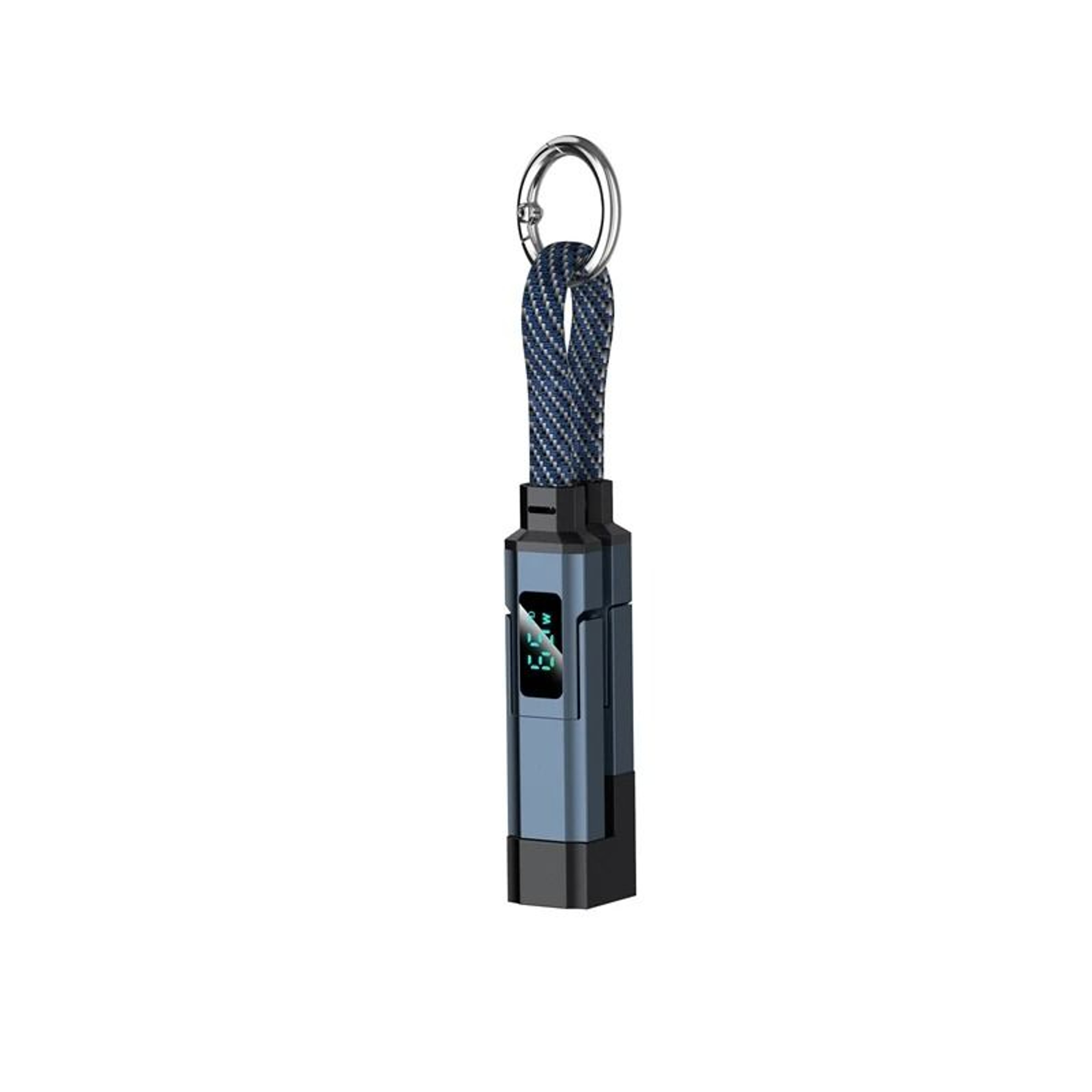 4 In 1 65W Fast Charging Keychain Cable With Digital Display 3