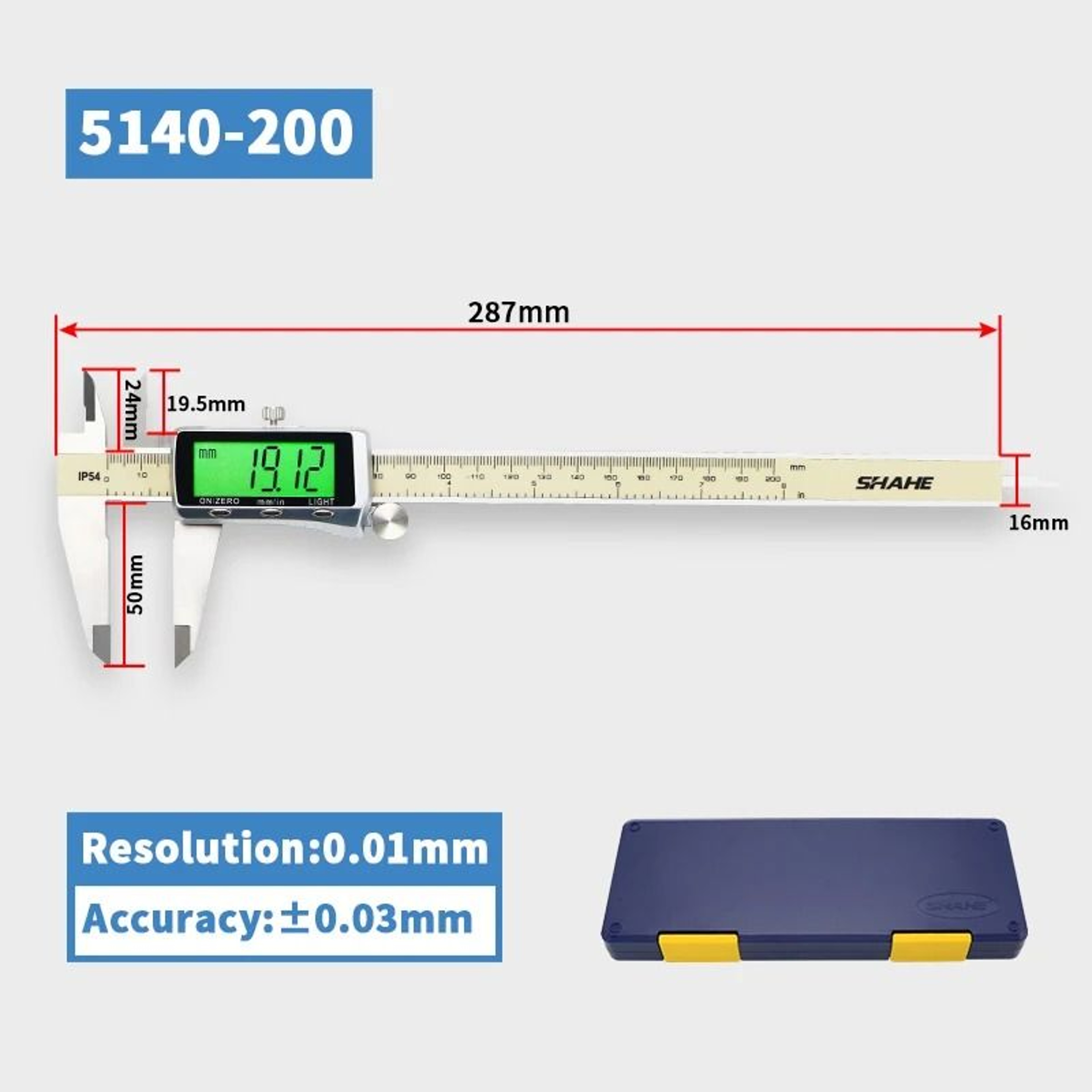 150mm Backlit Digital Vernier Caliper For Accurate Measuring 2