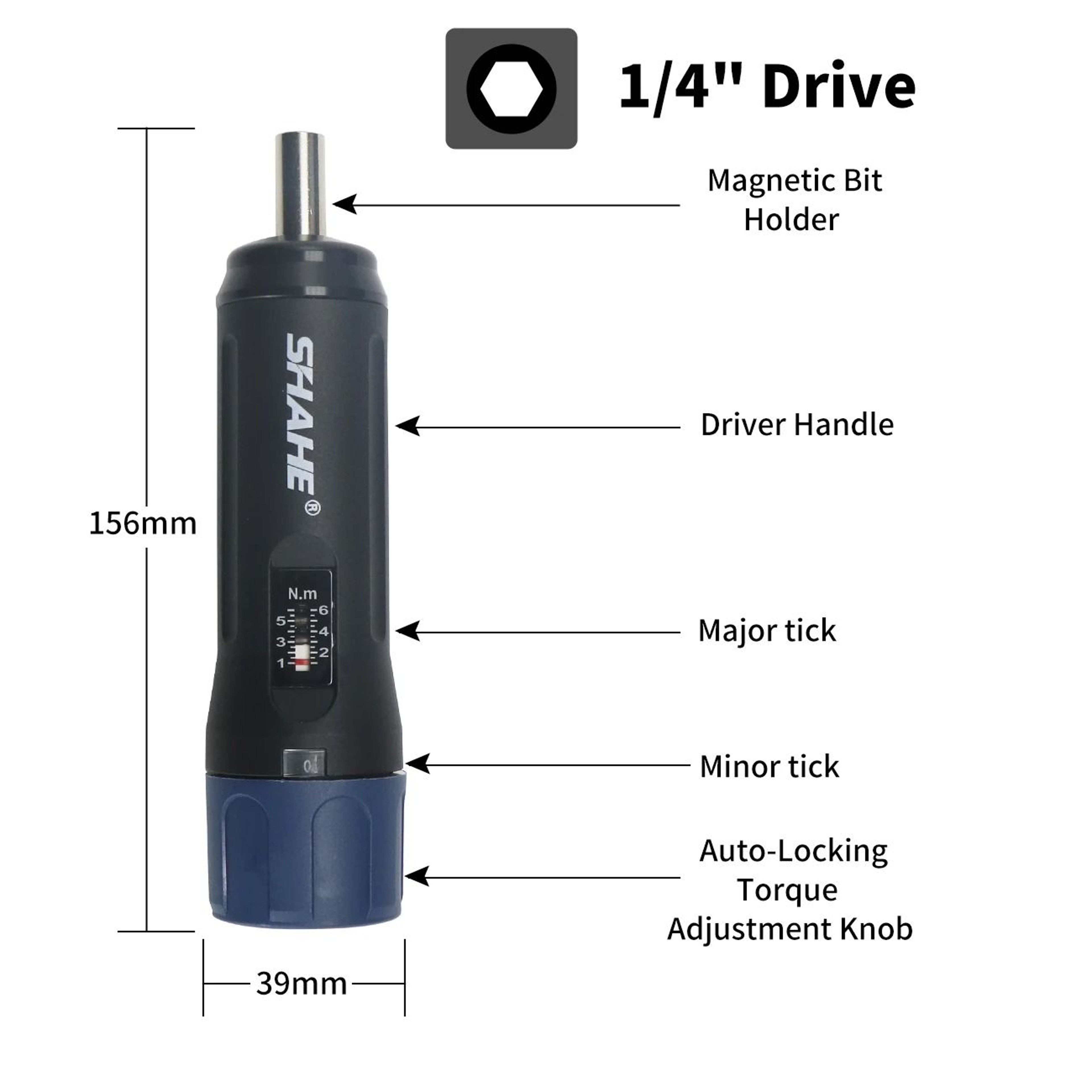 Professional Adjustable Torque Screwdriver With Precision Click Control 8