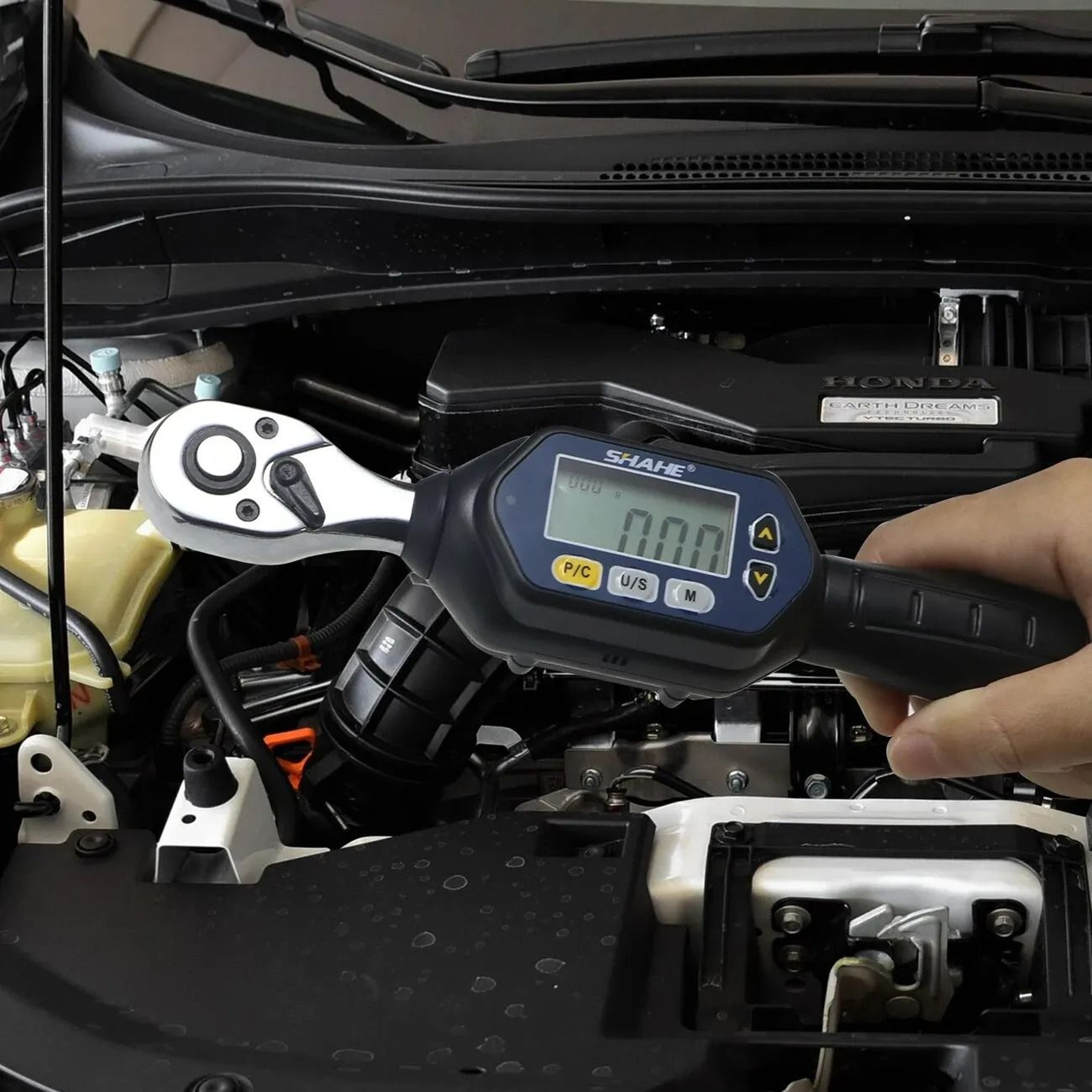 Compact Digital Ratchet Torque Wrench With Precision LCD Display 6