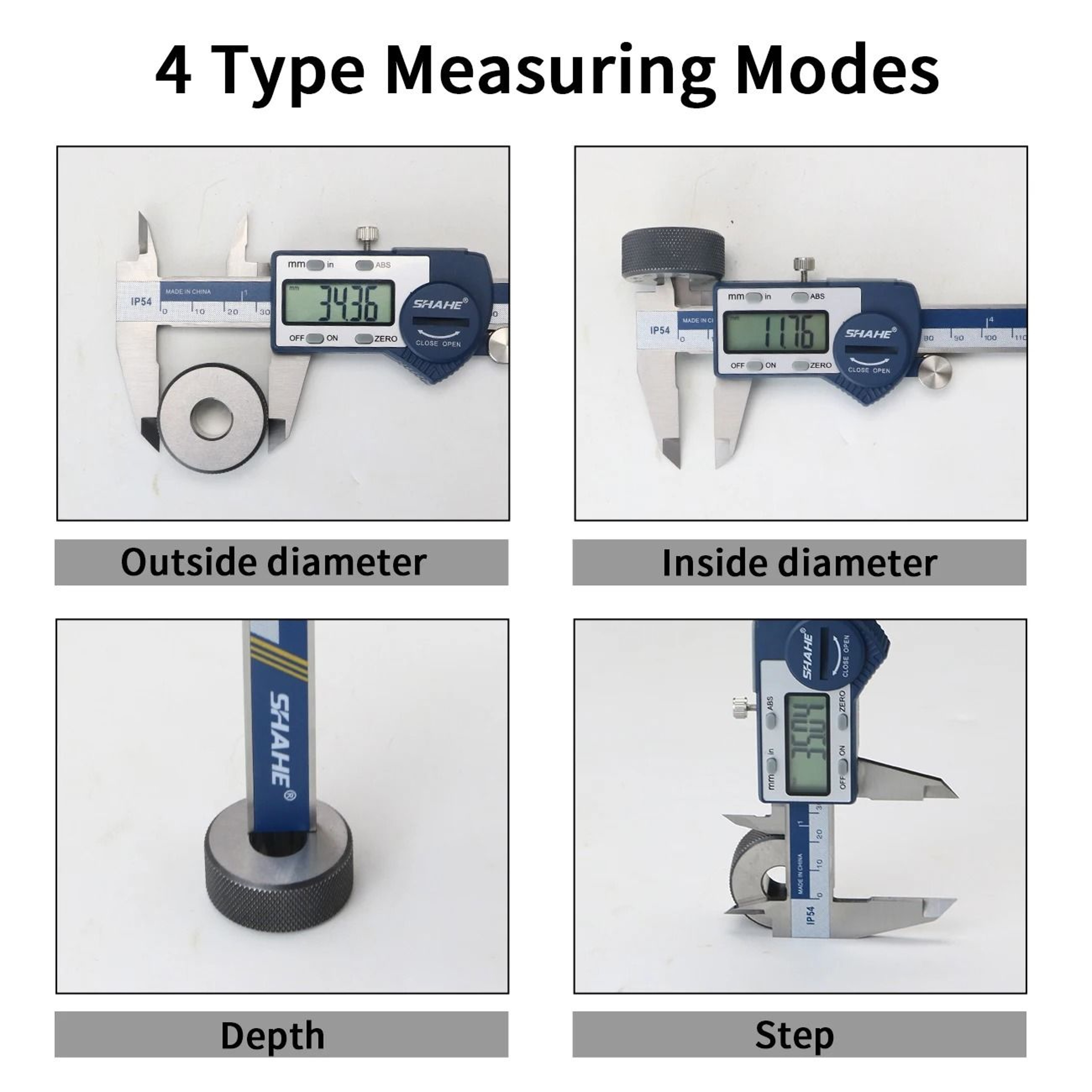 IP54 Stainless Steel Electronic Caliper With Precision LCD Display 1
