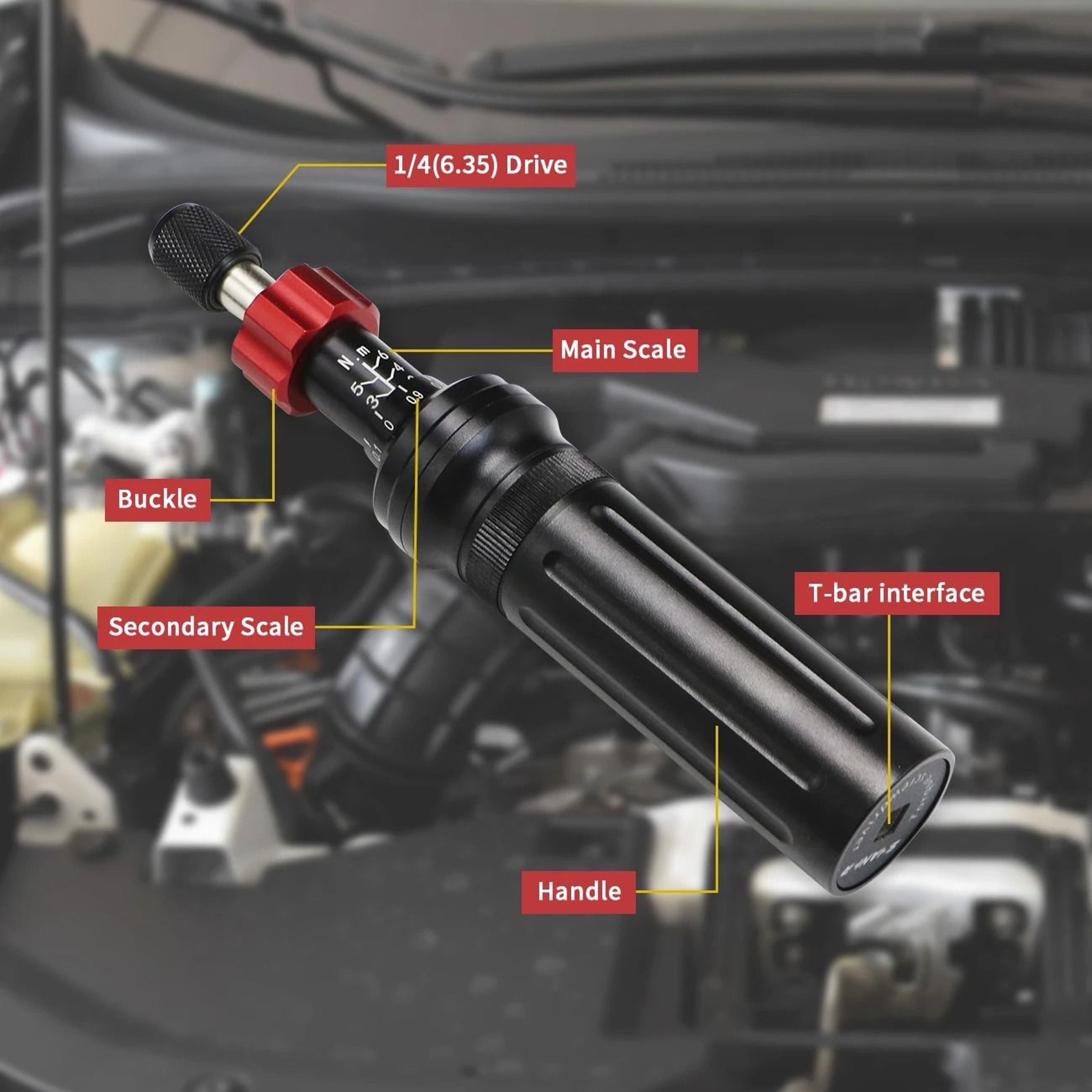 20Piece Precision Torque Screwdriver Set With Adjustable Slip Clutch 7