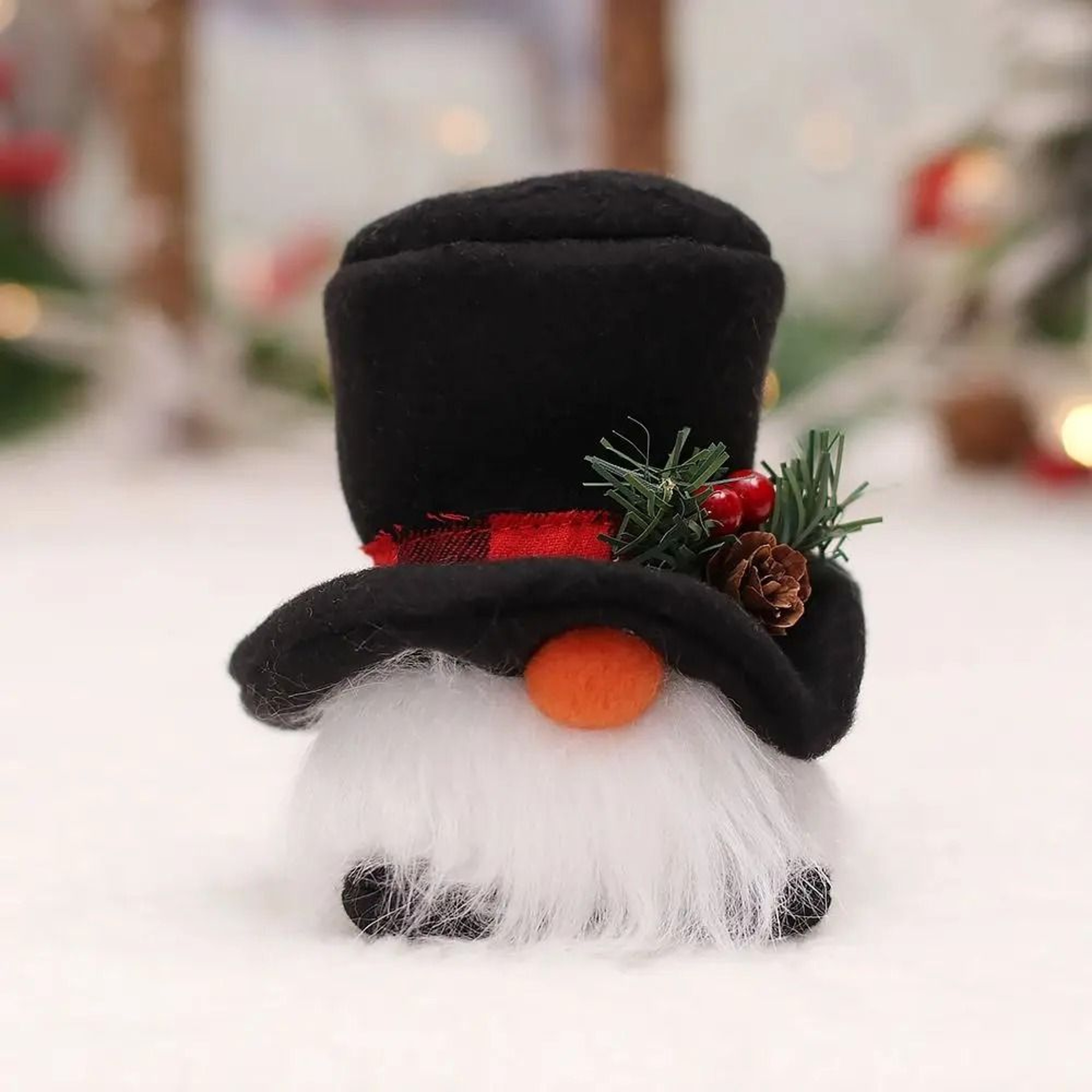 Glowing Christmas Gnome Plush Doll With LED Light And Festive Santa Design 2