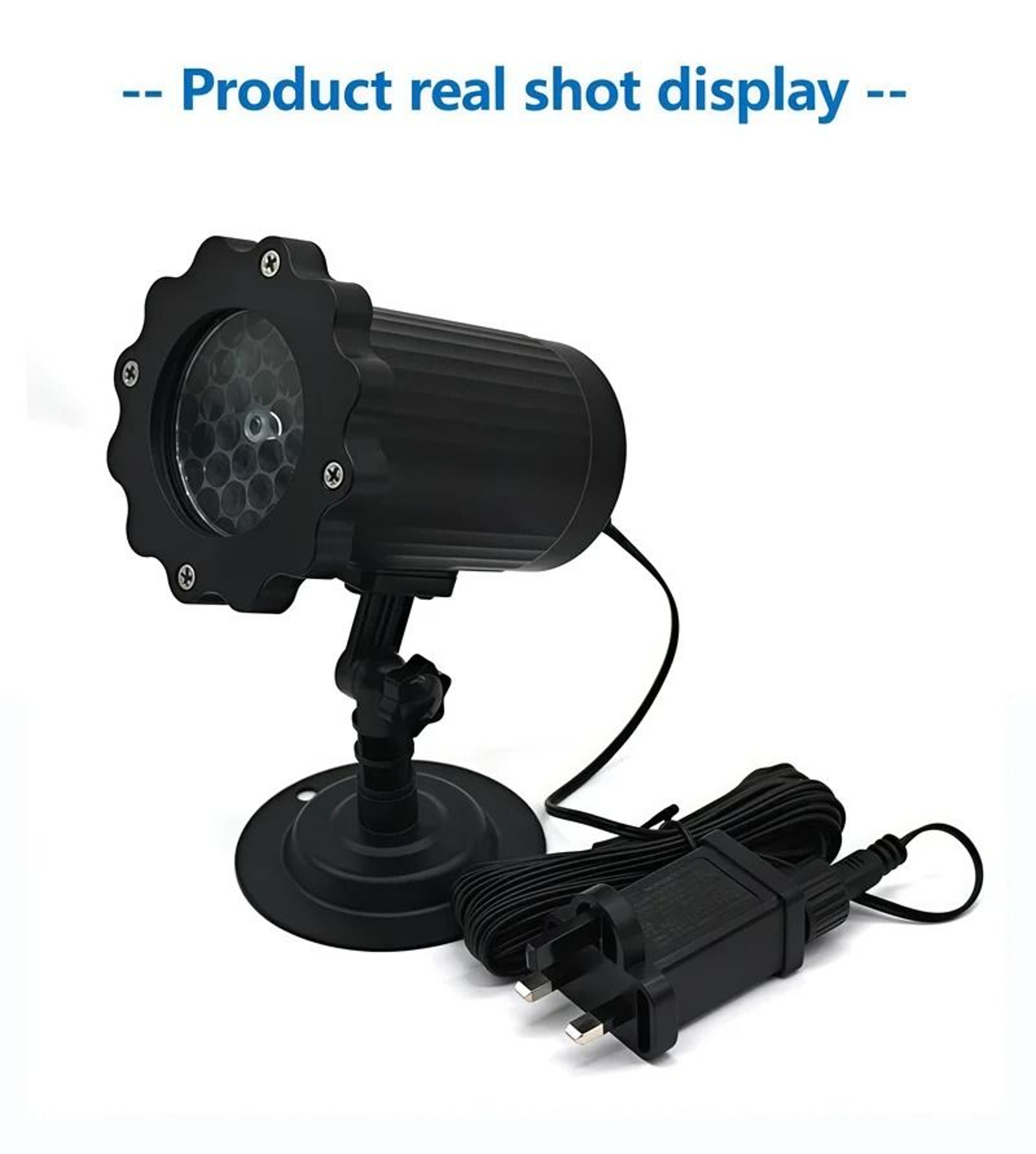 Outdoor LED Snowflake Christmas Projector Light With Remote Control 2