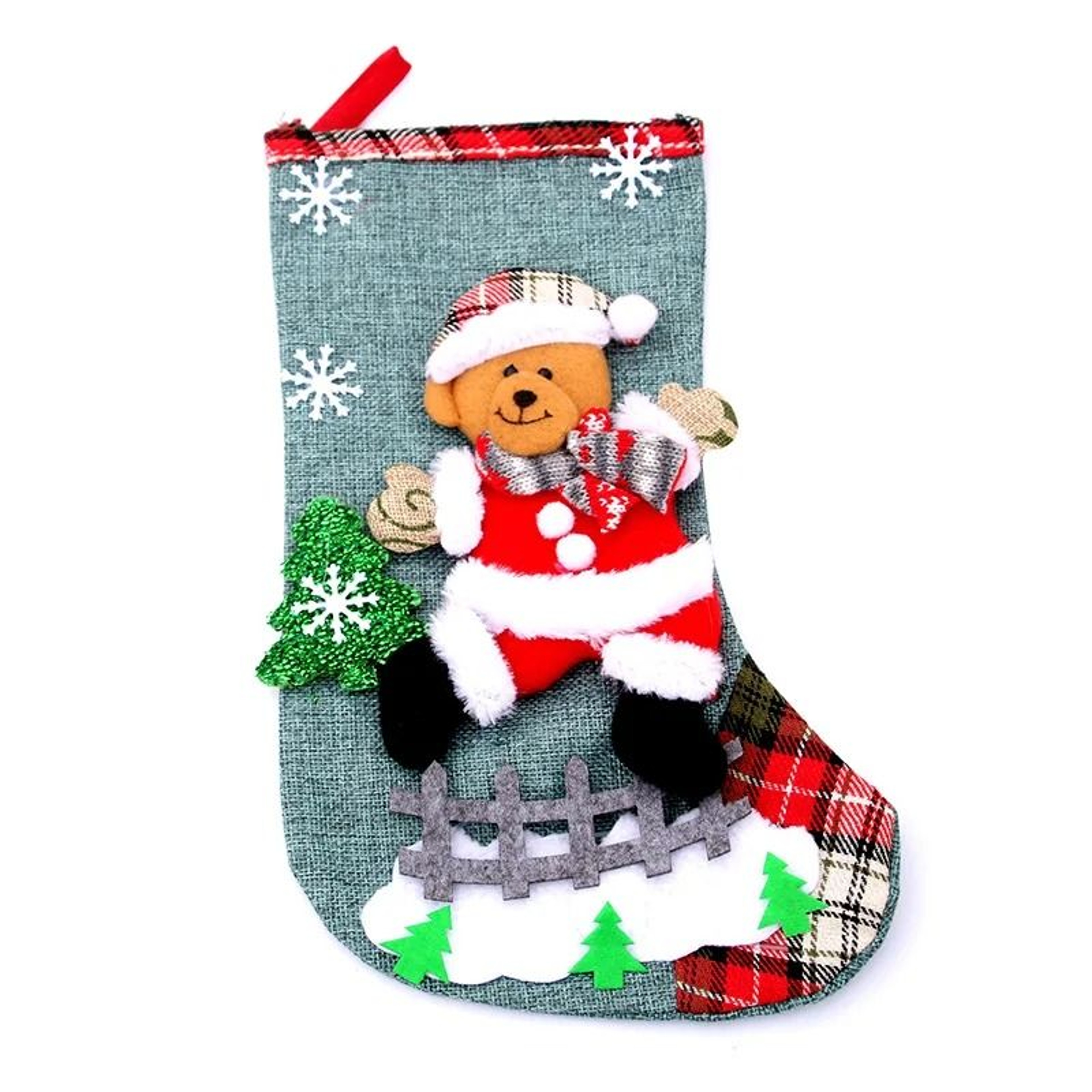 Mini Christmas Stocking Gift Bags For Candy And Tree Decorations 4