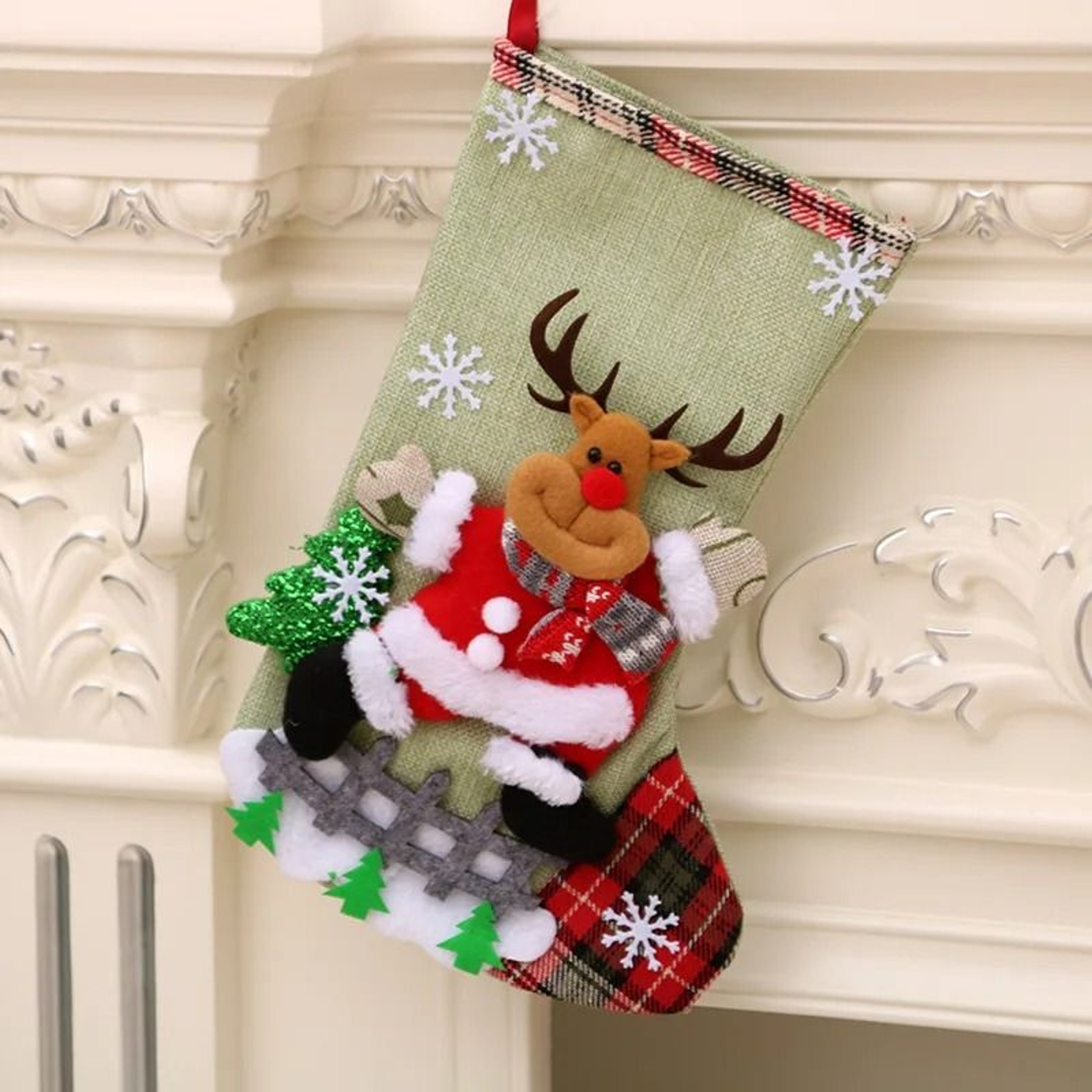 Mini Christmas Stocking Gift Bags For Candy And Tree Decorations 1