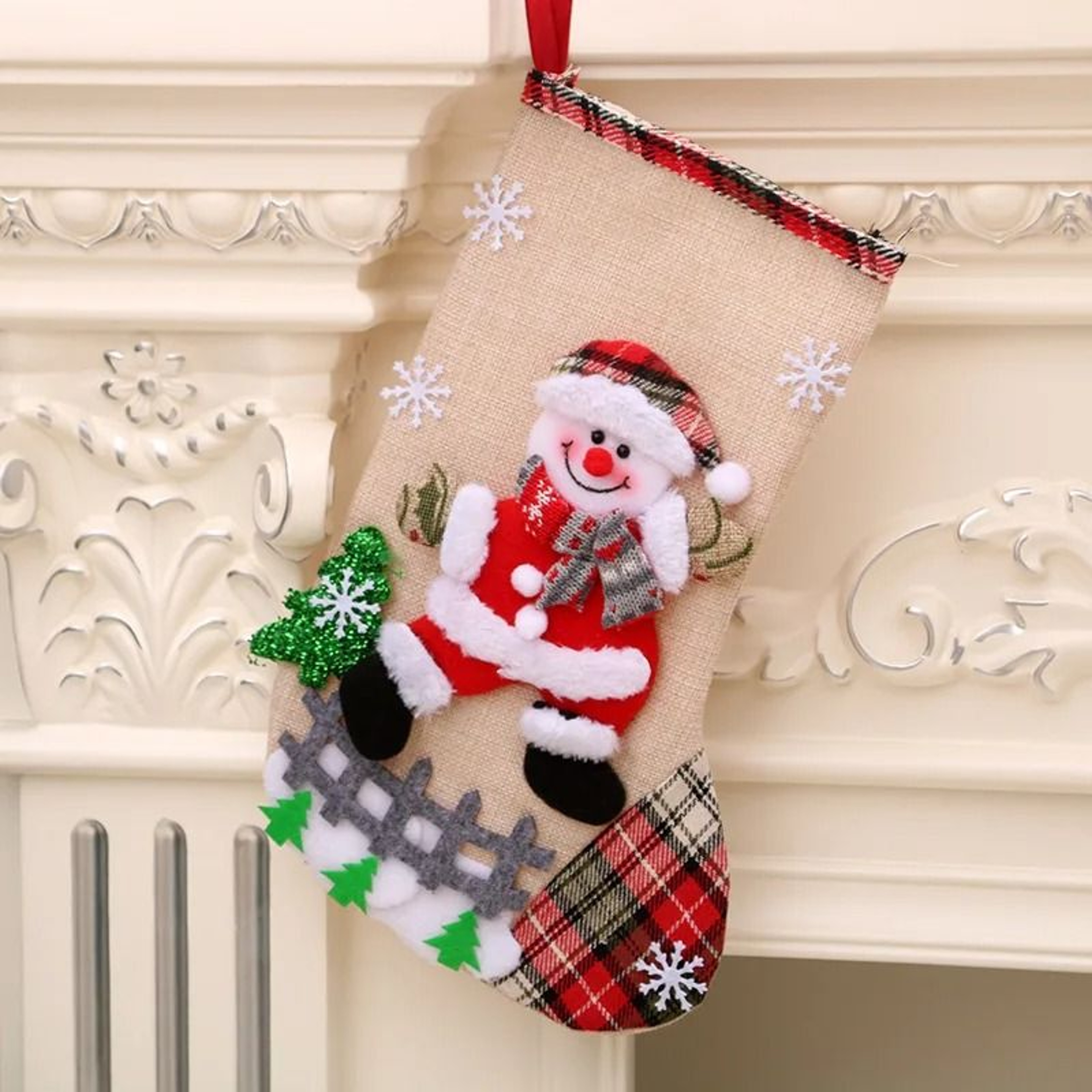 Mini Christmas Stocking Gift Bags For Candy And Tree Decorations 3