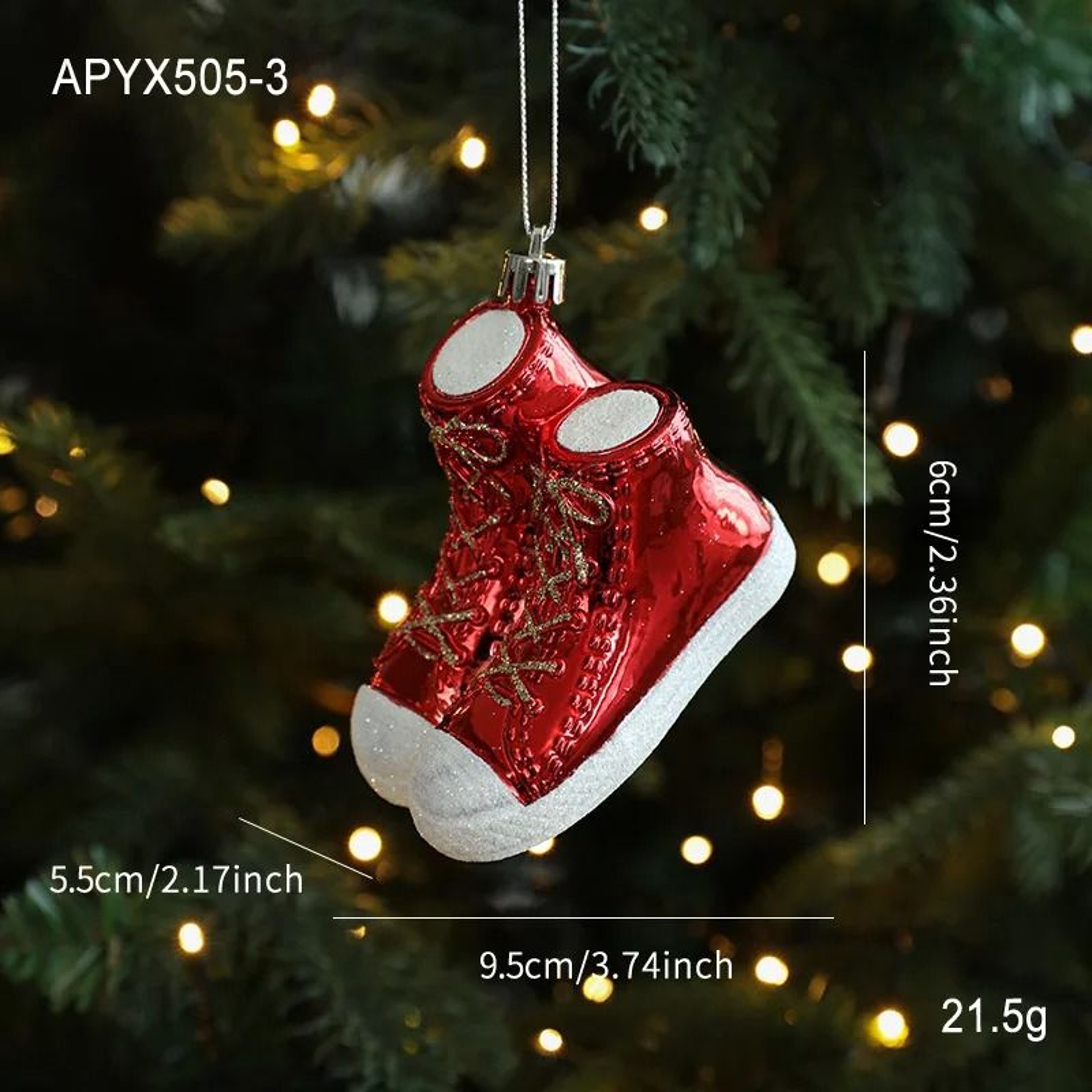Cute Red And White Christmas Tree Hanging Ornaments For Festive Home Decor 7
