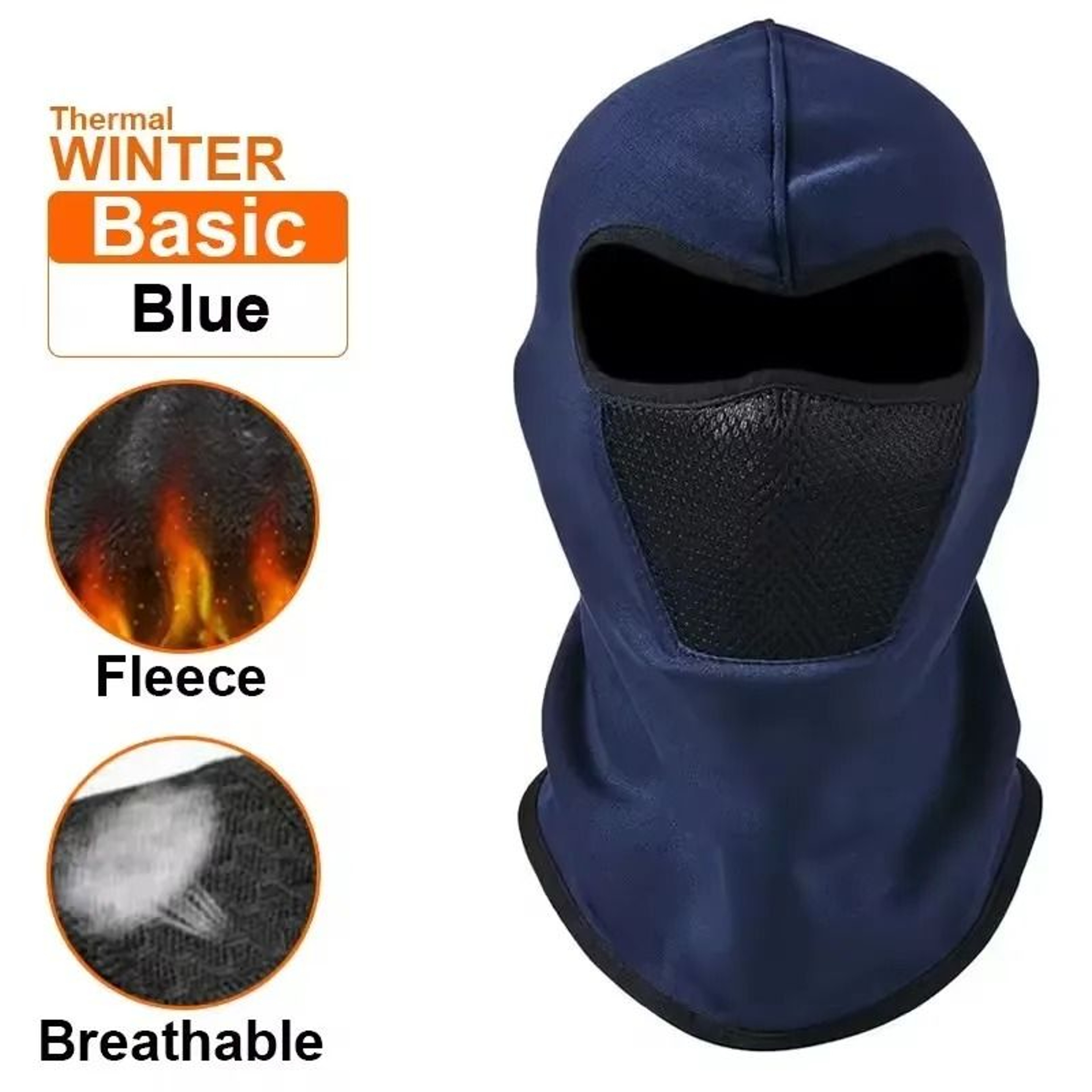Thermal Fleece Balaclava Full Face Mask For Winter Cycling And Skiing 6