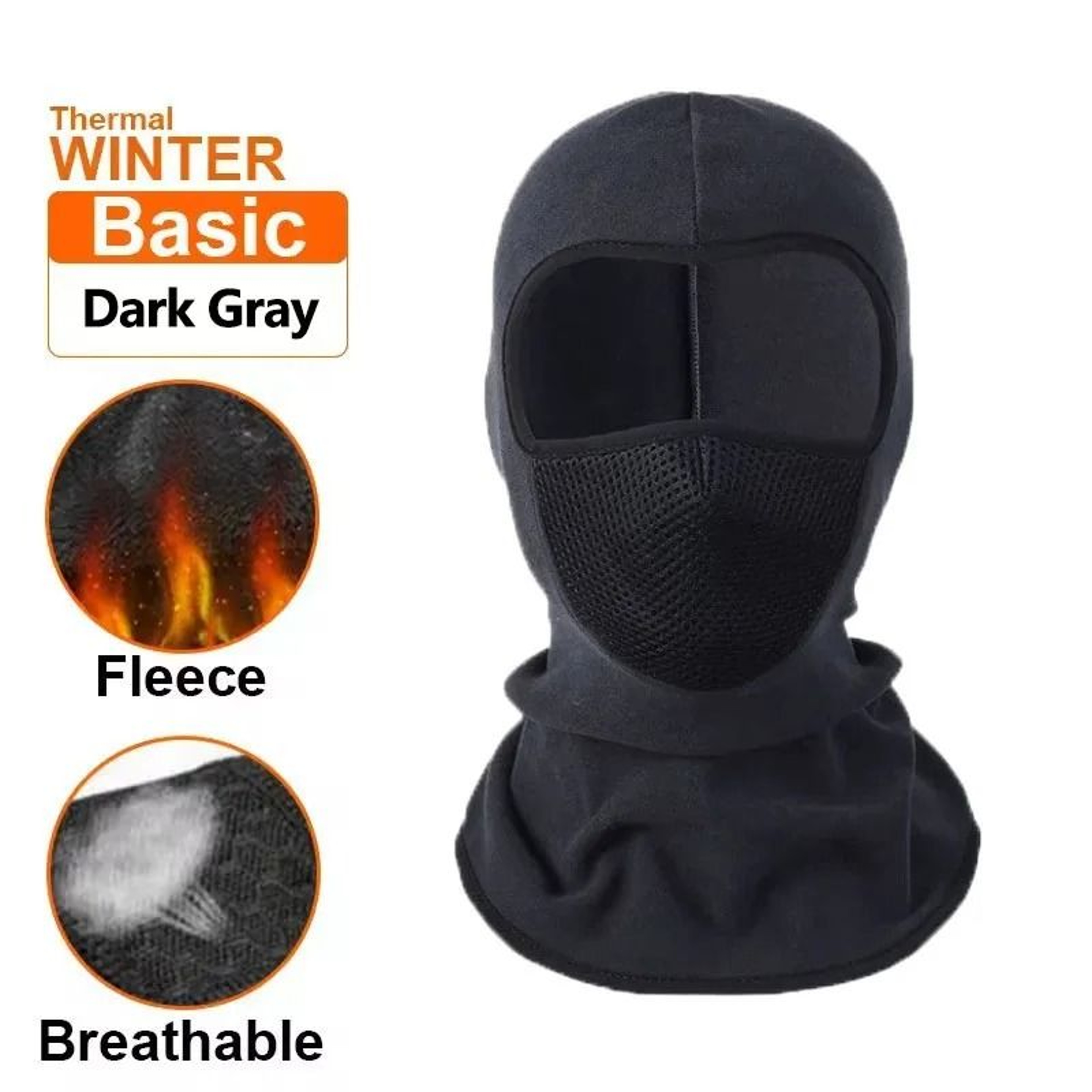 Thermal Fleece Balaclava Full Face Mask For Winter Cycling And Skiing 5