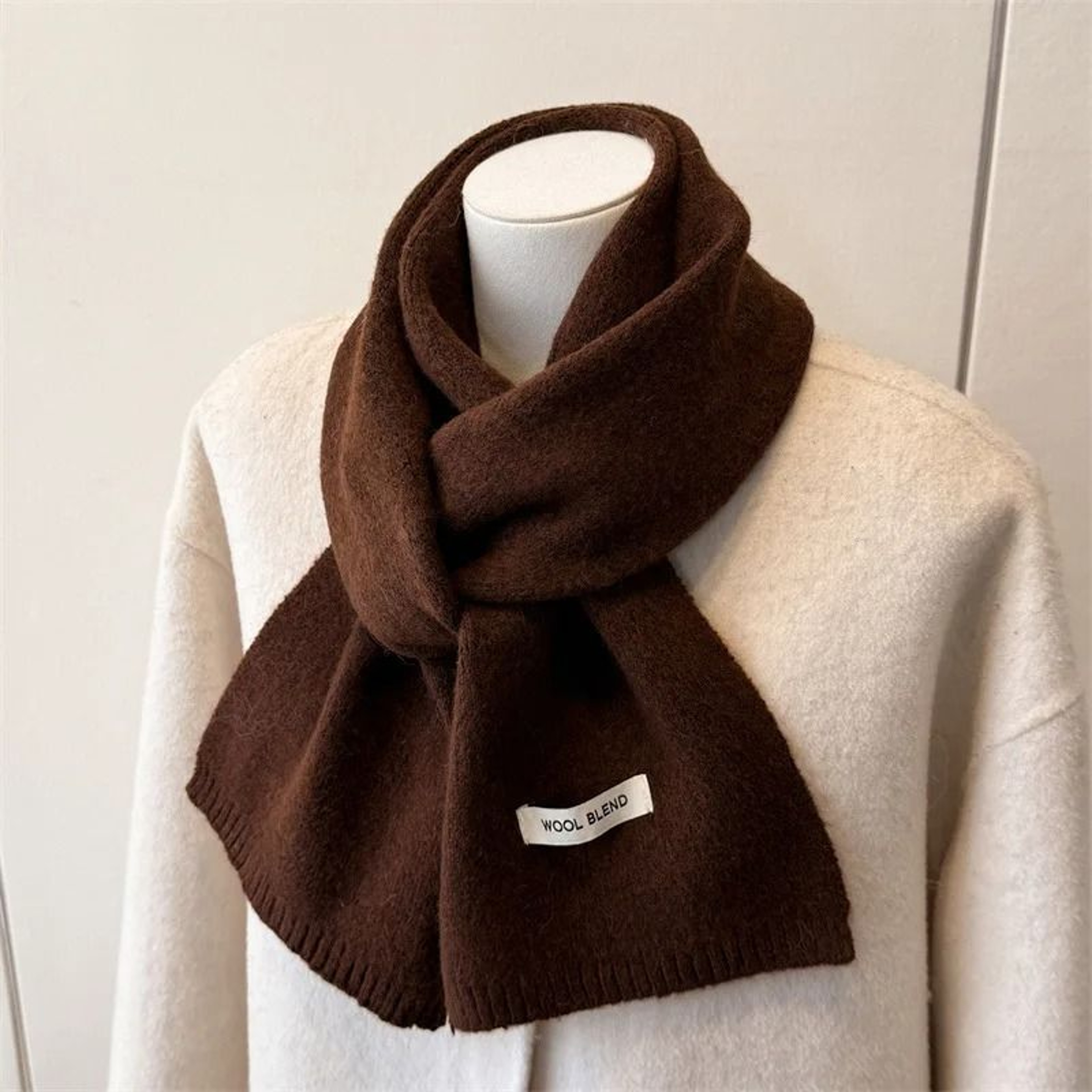 Womens Soft Knitted Winter Scarf  Korean Style Warm Neck Wrap 8