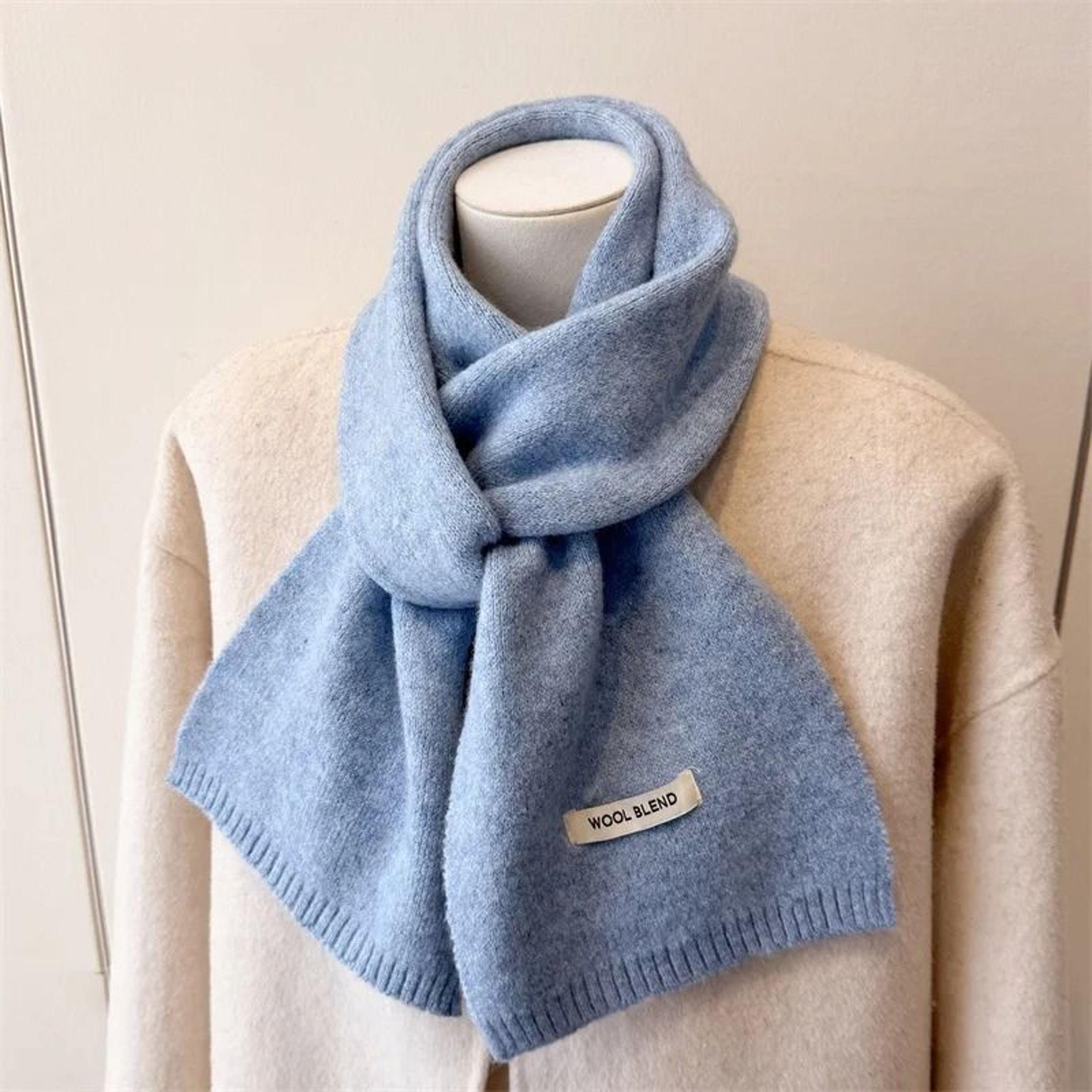 Womens Soft Knitted Winter Scarf  Korean Style Warm Neck Wrap 9