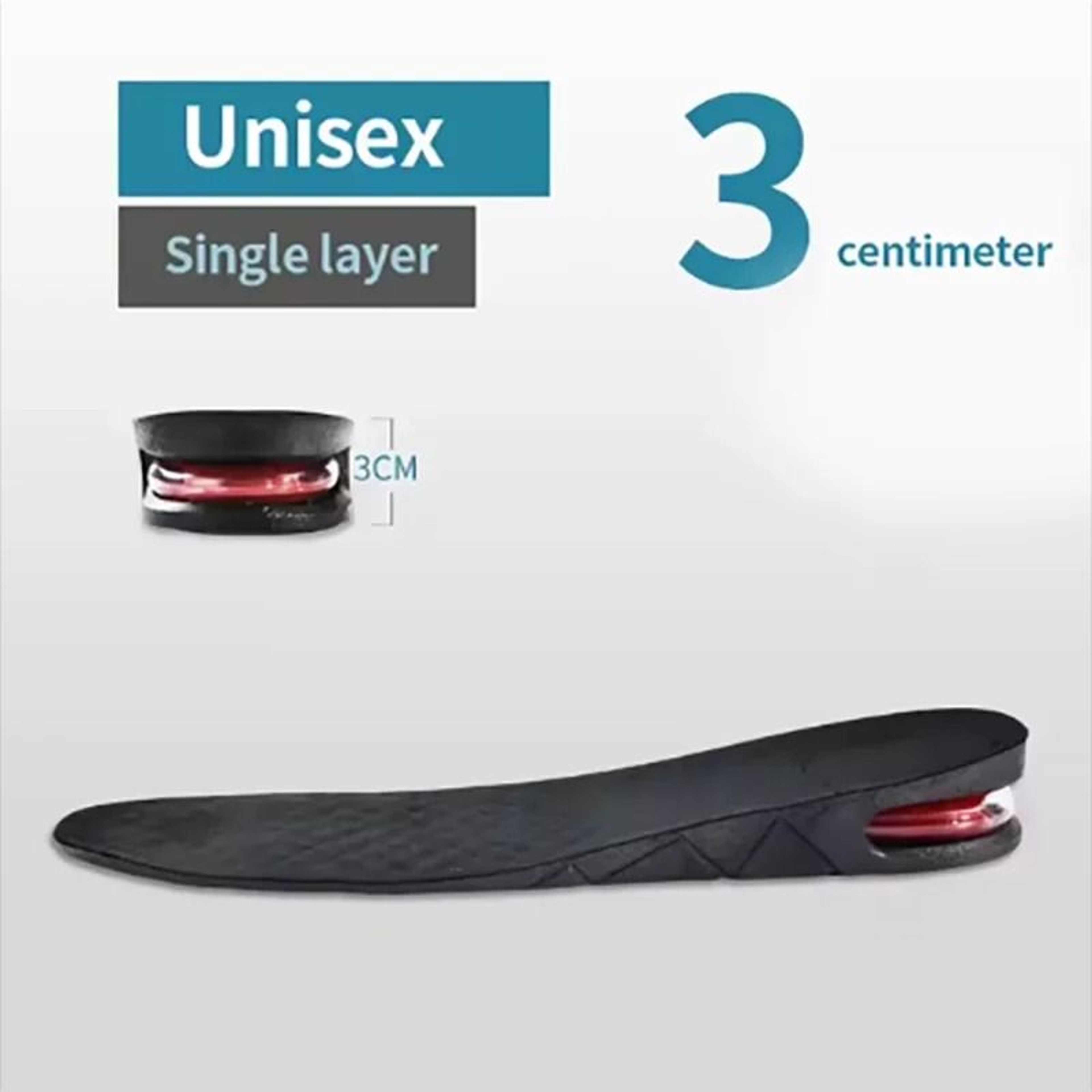 Adjustable Height Increase Insoles With Air Cushion 1