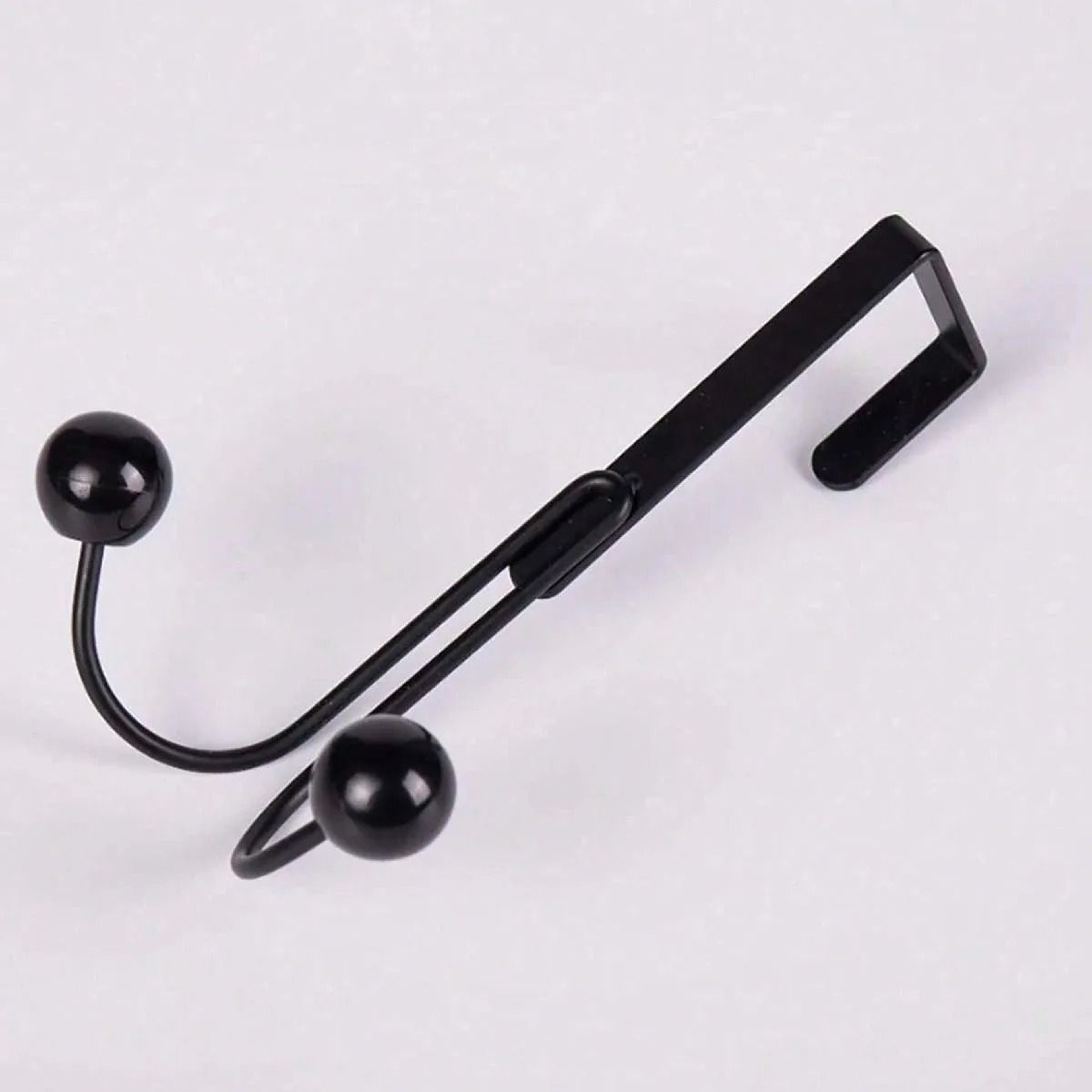 Over Door Double Hook Hanger No Drill Space Saving Storage Organizer 7