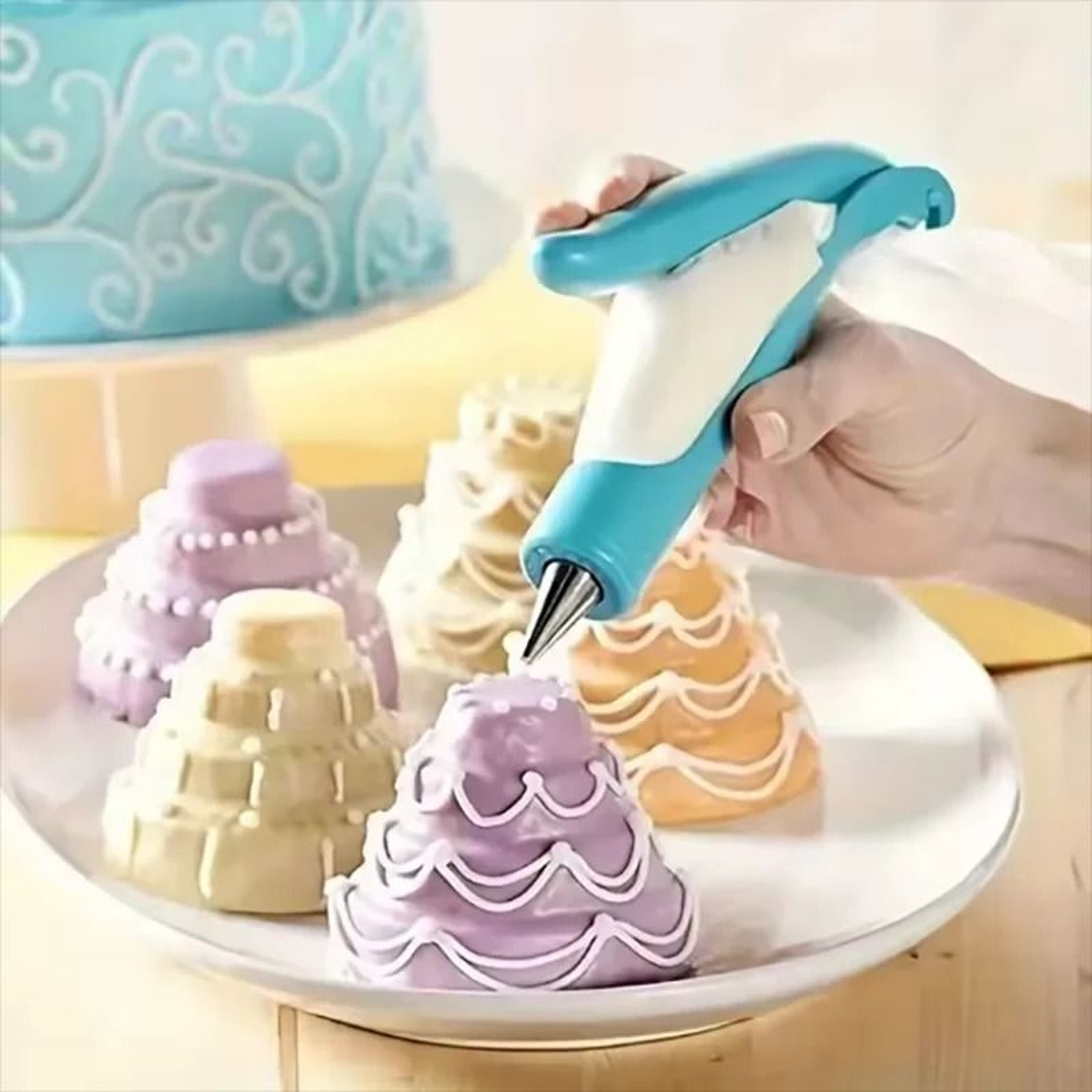 Cake Decorating Pen Tool Kit With Icing Piping Gun For Baking 0