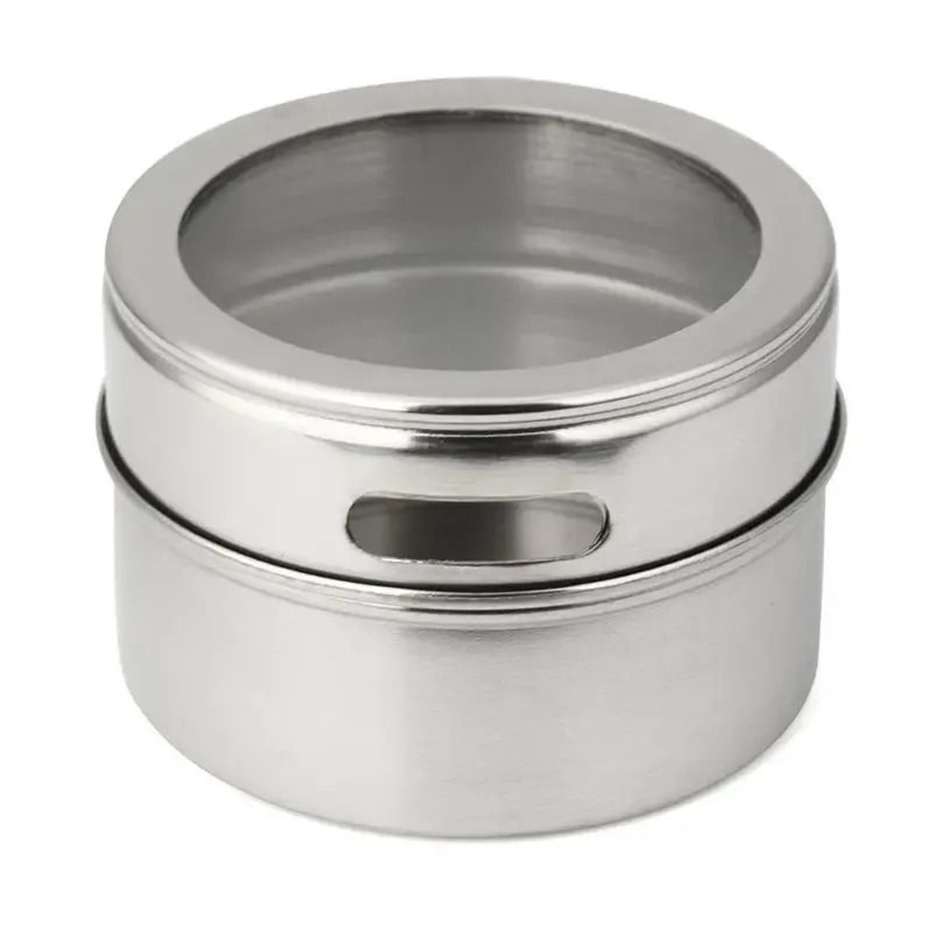 Magnetic Stainless Steel Spice Jar Container For Space Saving Kitchen Organization 0