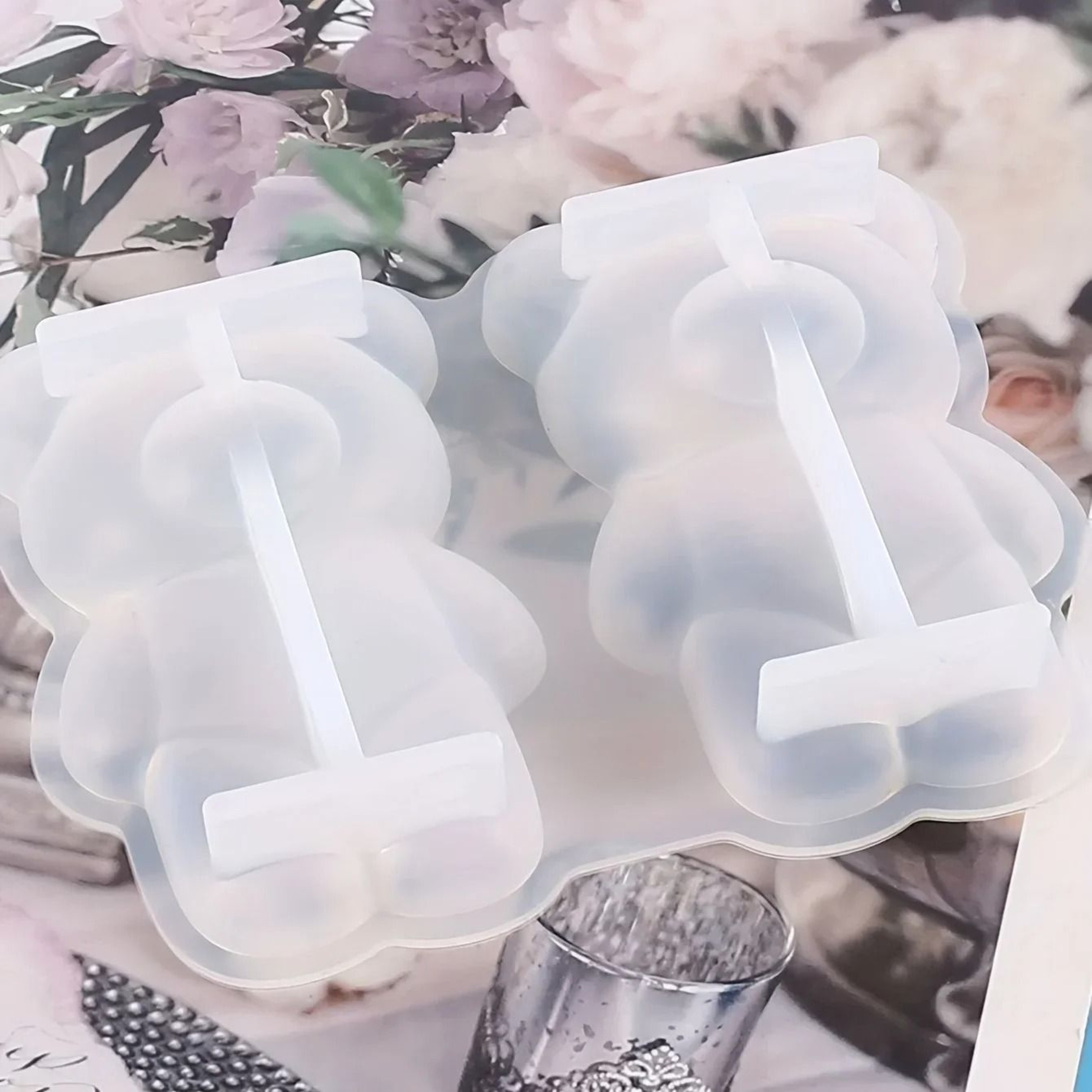 DIY Bear Silicone Resin Mold For Crystal Figurines And Crafts 7