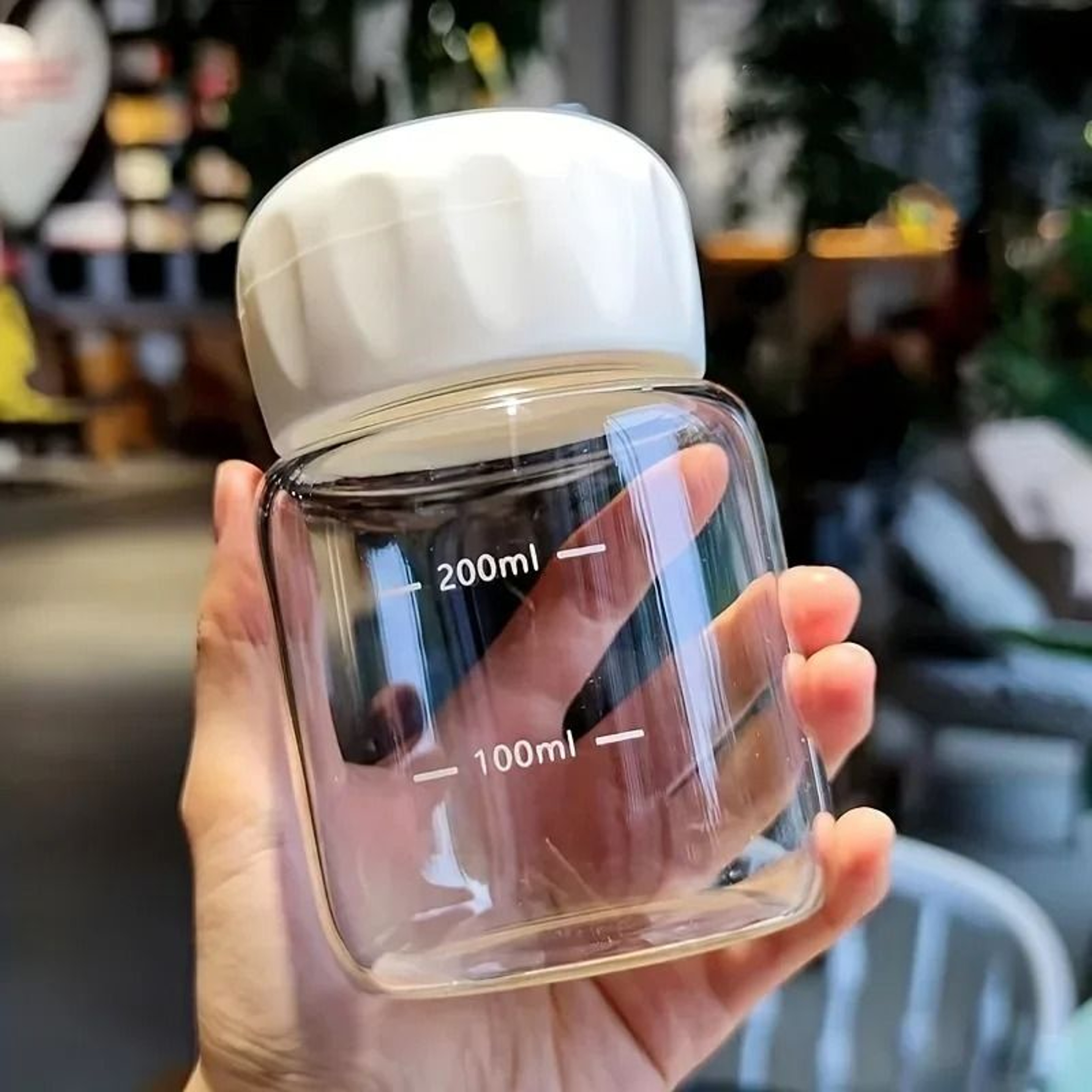 10oz Mini Clear Plastic Water Bottle Portable Reusable Milk Drinking Cup 0