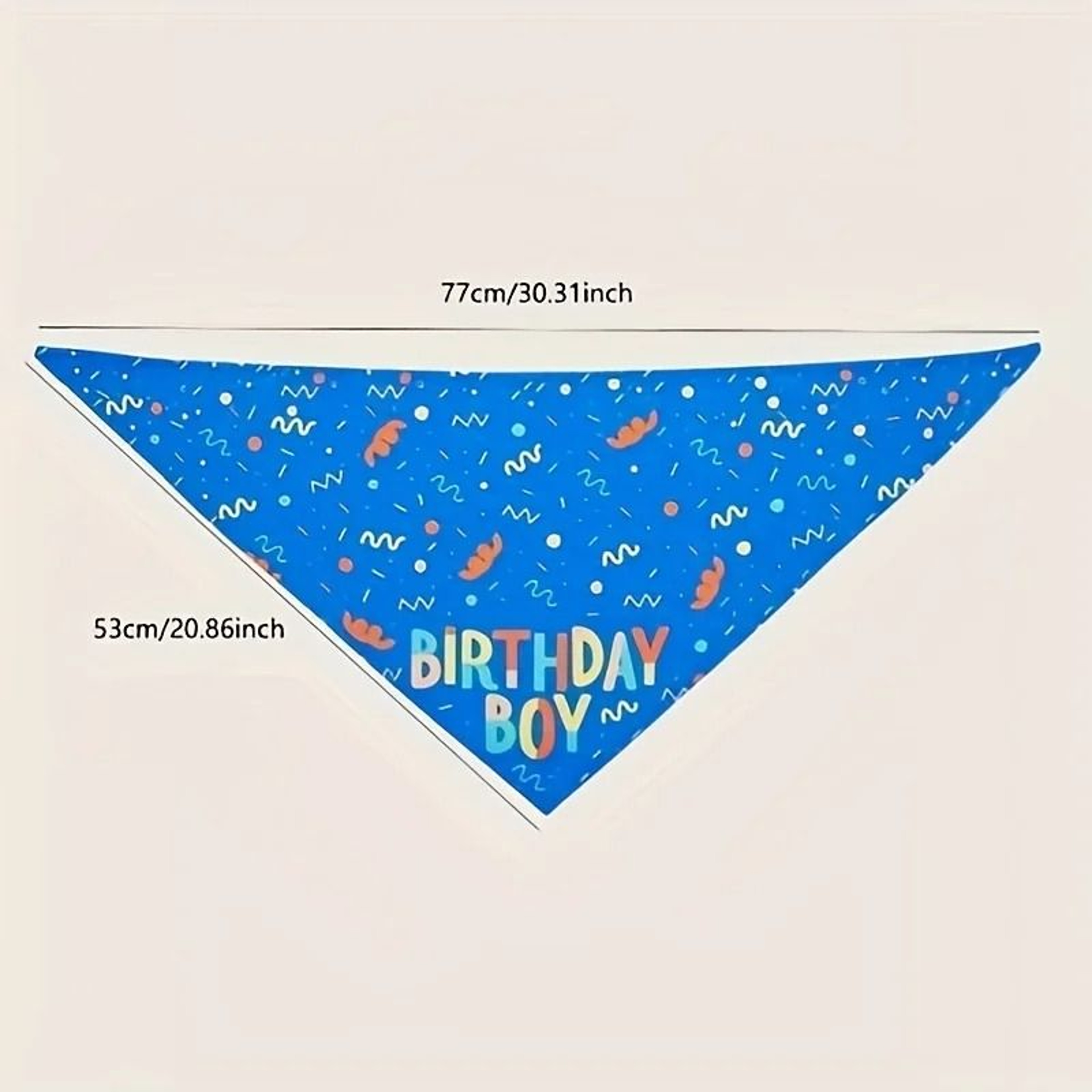 Cute Dog Birthday Bandana Bib Birthday Boy Girl Pet Party Scarf 3