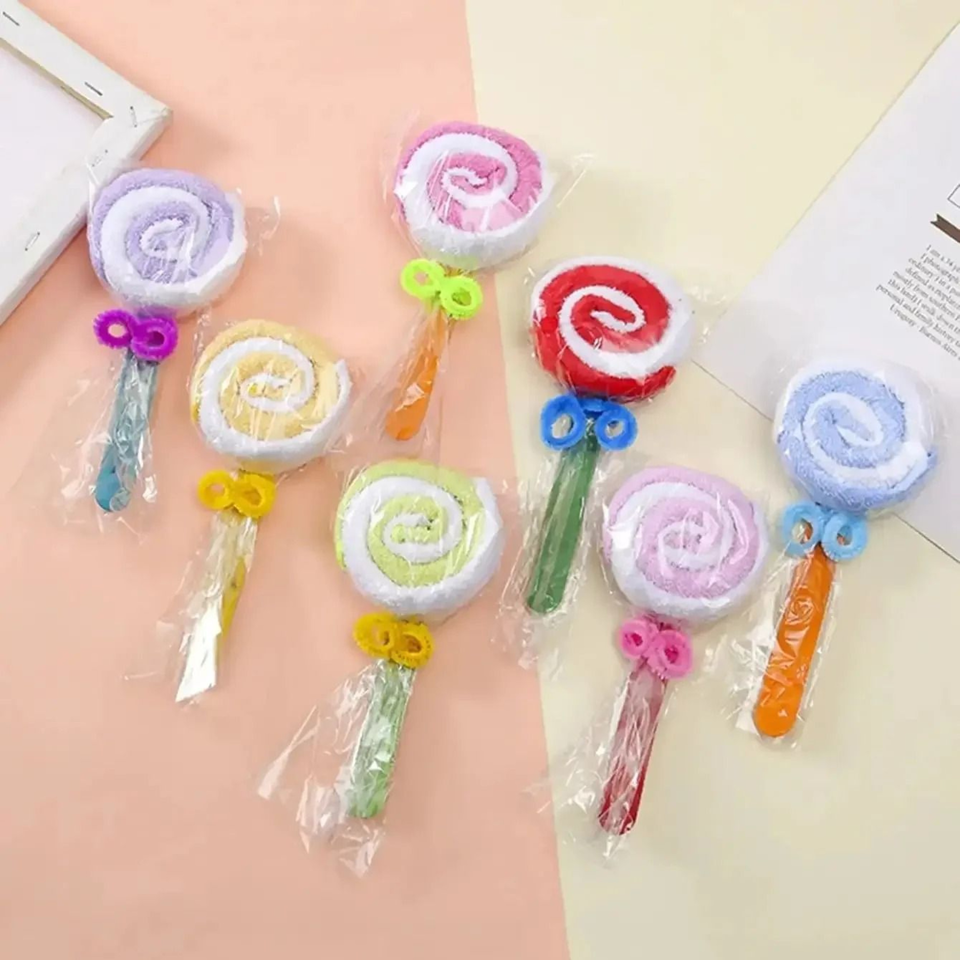 Cute Lollipop Towel Gift Set For Weddings Birthdays And Party Favors 7