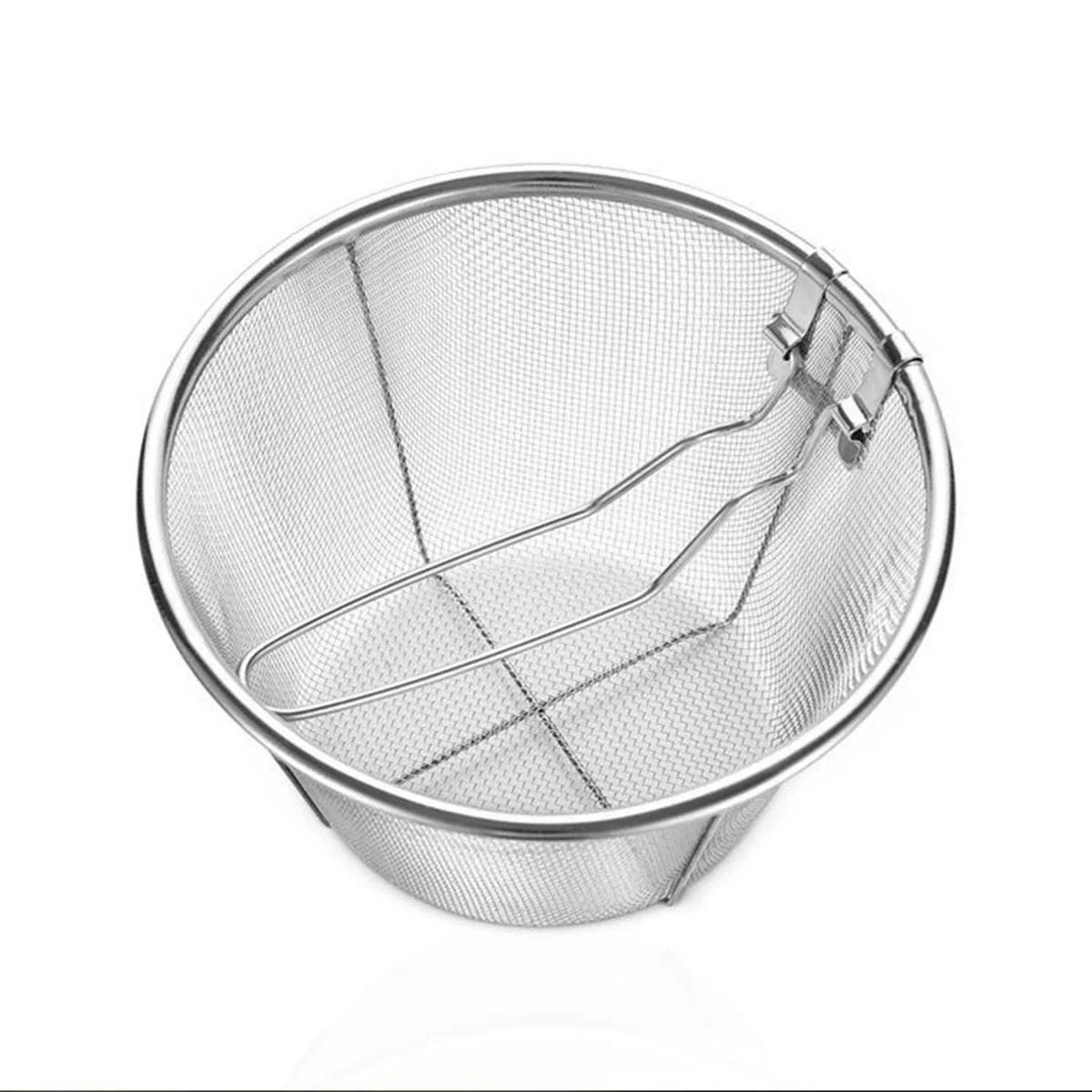 Stainless Steel Oil Draining Mesh Strainer Pan For Frying And Cooking 2