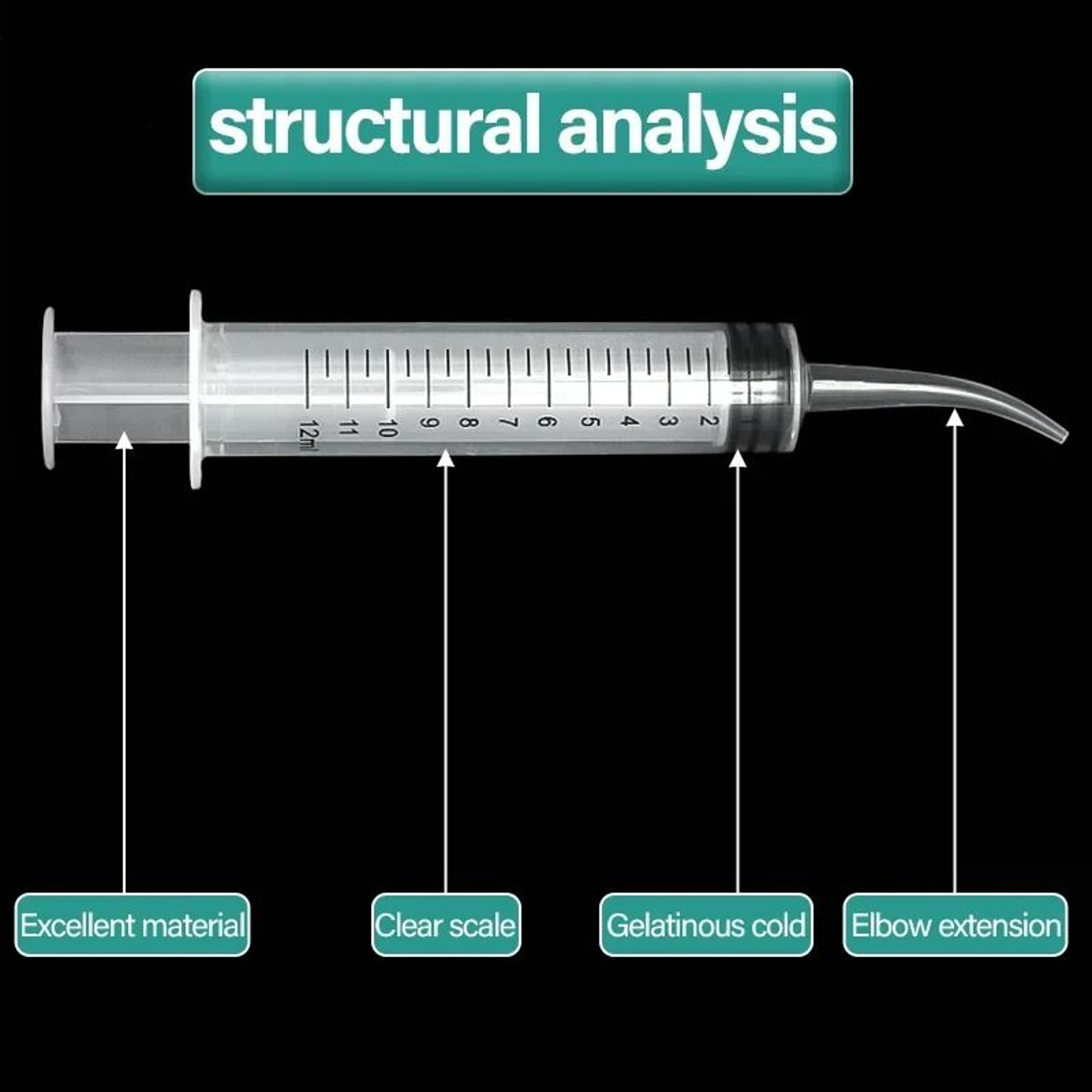 12ml Needleless Plastic Syringe For Precise Liquid Dispensing Glue Oil And Crafts 1