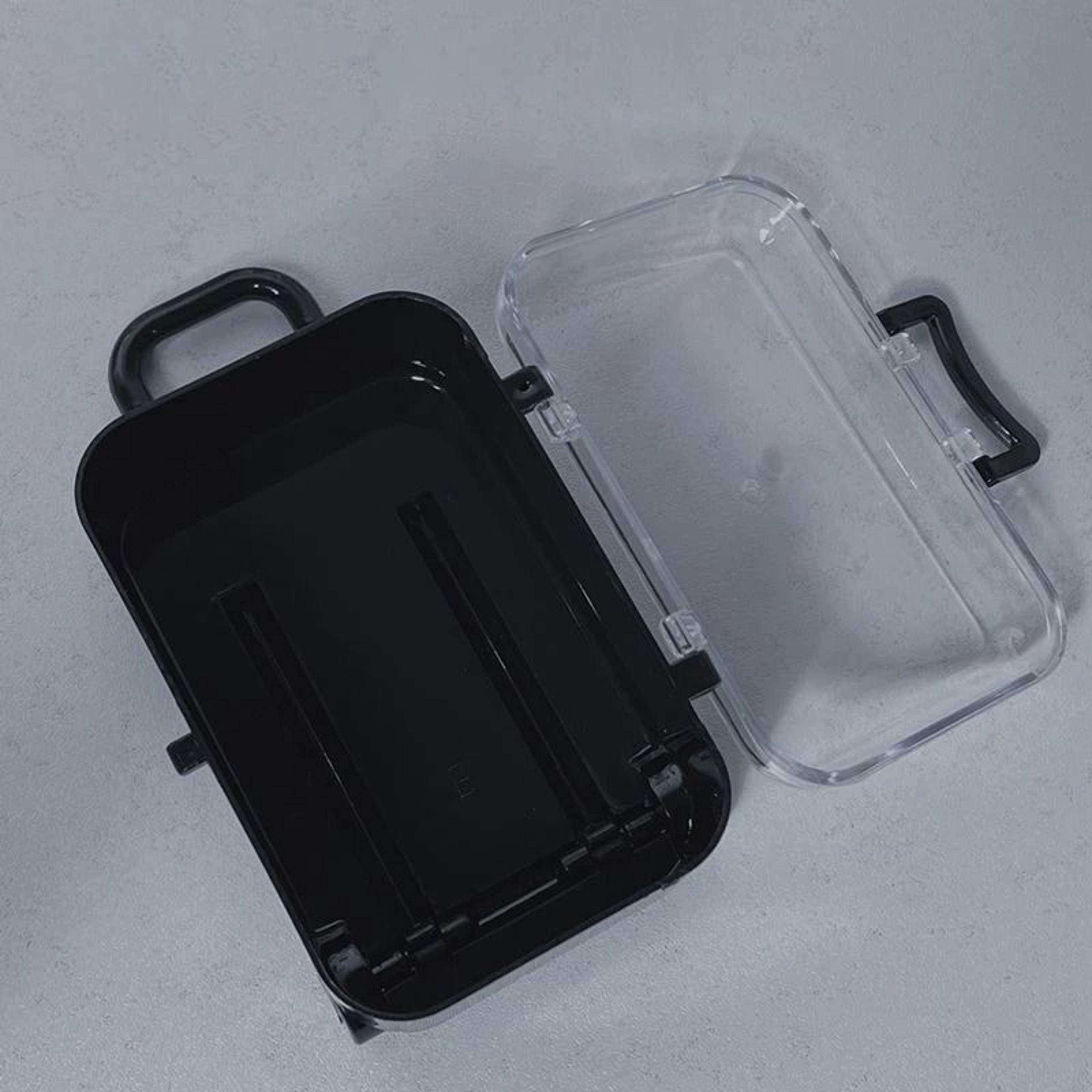 17cm Mini Transparent Trolley Suitcase Storage Box For Doll Clothes And Accessories 3