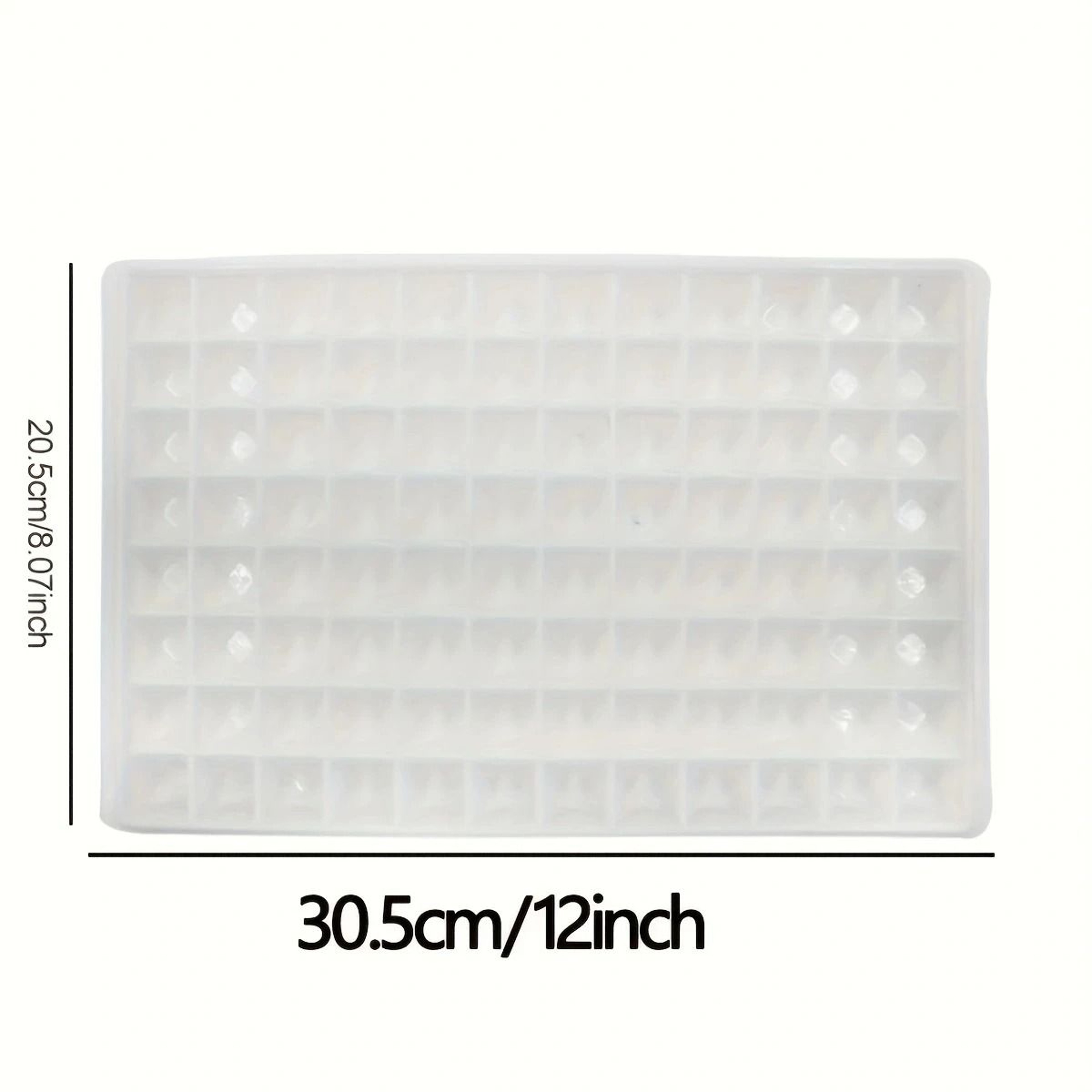 96 Mini Cube Silicone Ice Tray Reusable Foldable Mold For Refreshing Drinks 3