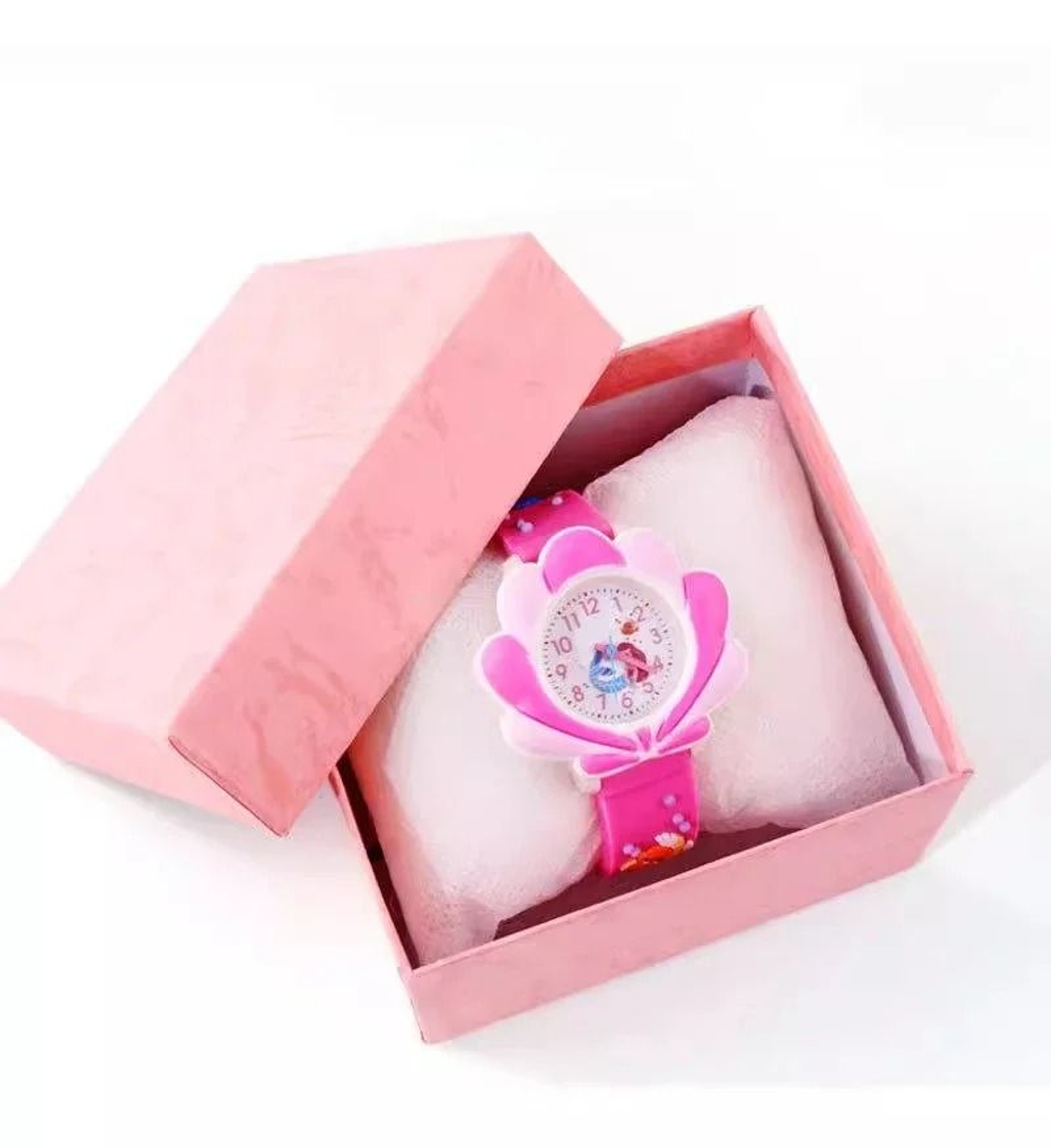 Cute Sunflower Cloud Kids Quartz Watch With Soft Silicone Strap For Girls Boys 10