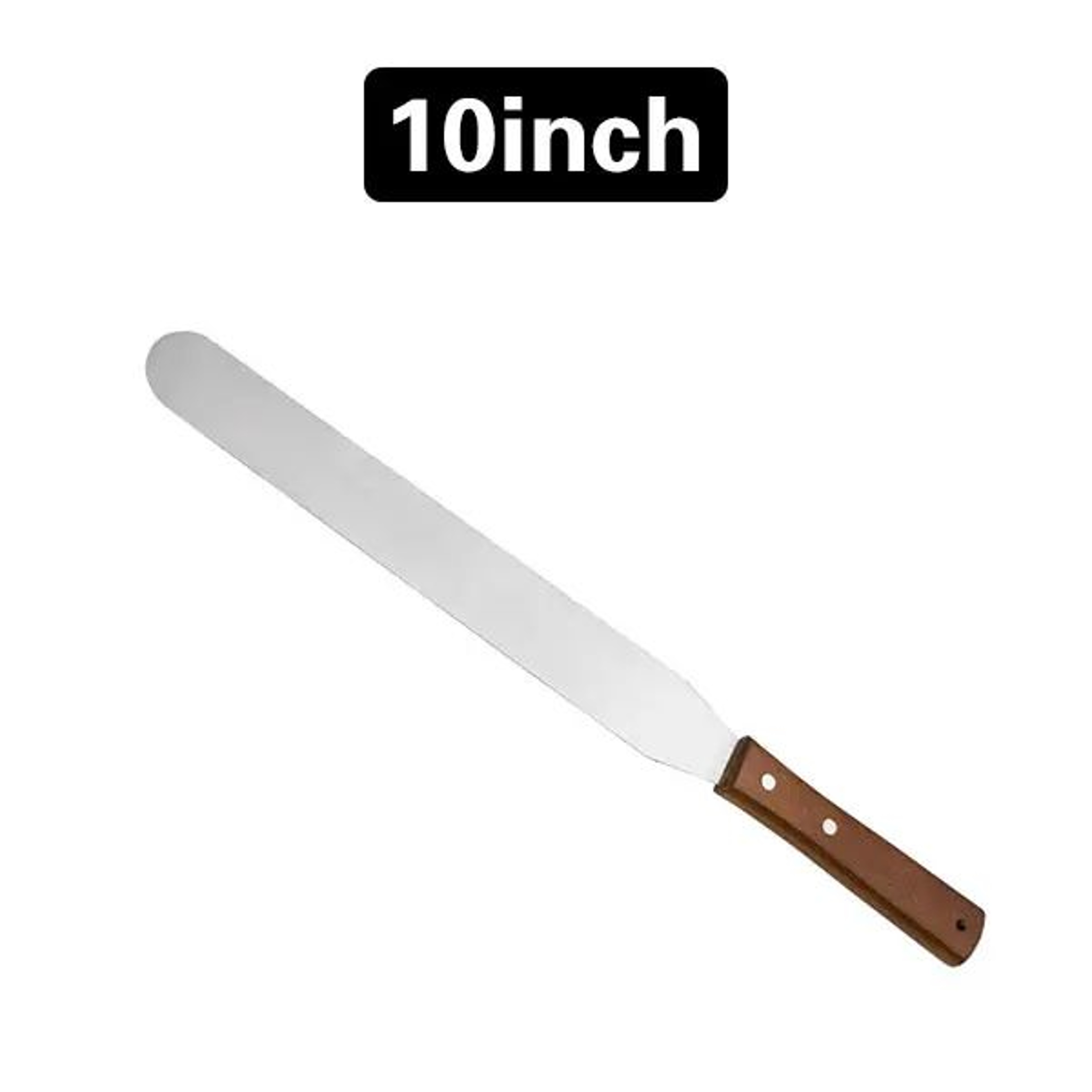 Stainless Steel Cake Icing Spatula With Wooden Handle  Professional Frosting Knife 412 Inch Options 12
