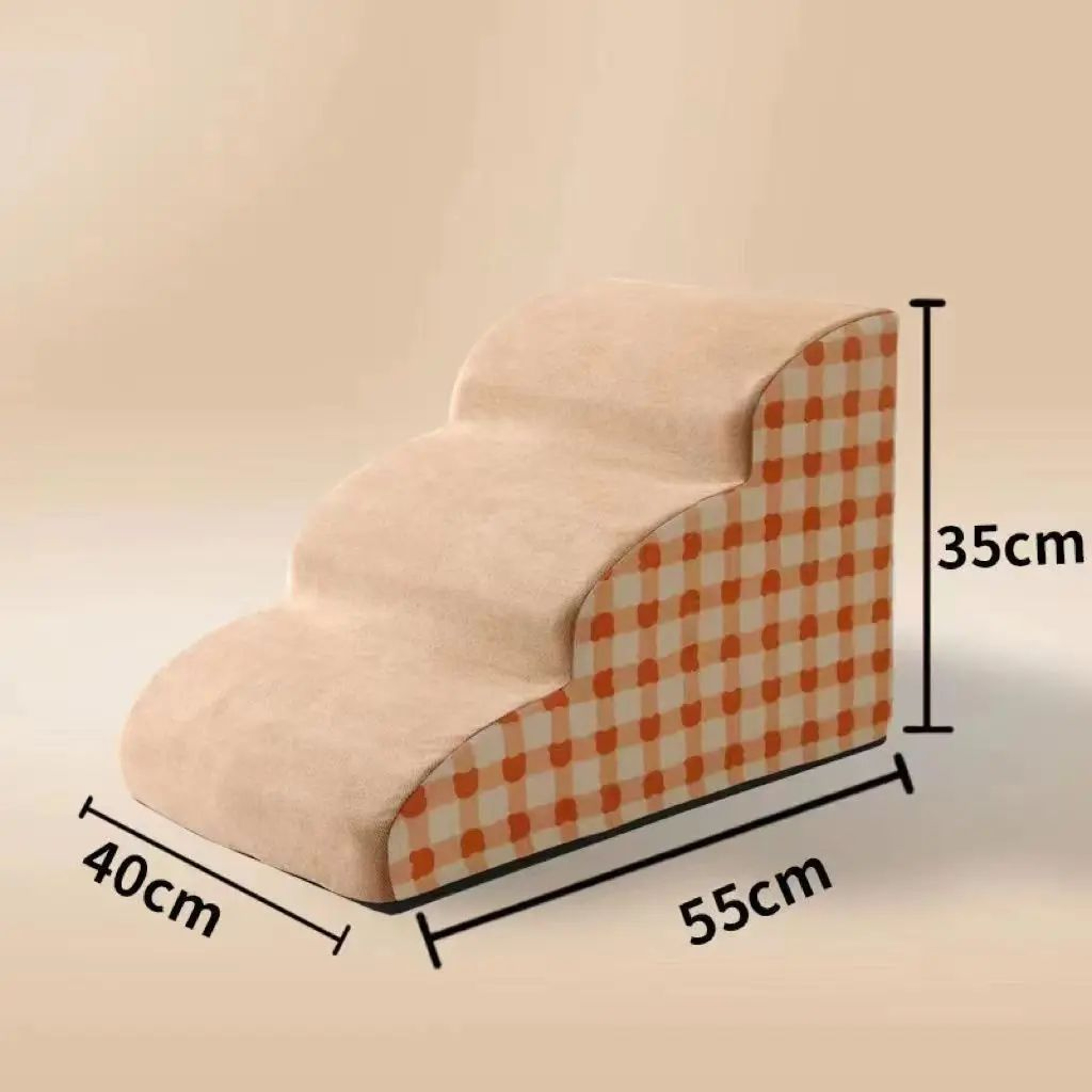 MultiLayer Pet Stairs With Cushion  Soft Climbing Steps For Dogs  Cats To Beds And Sofas 8