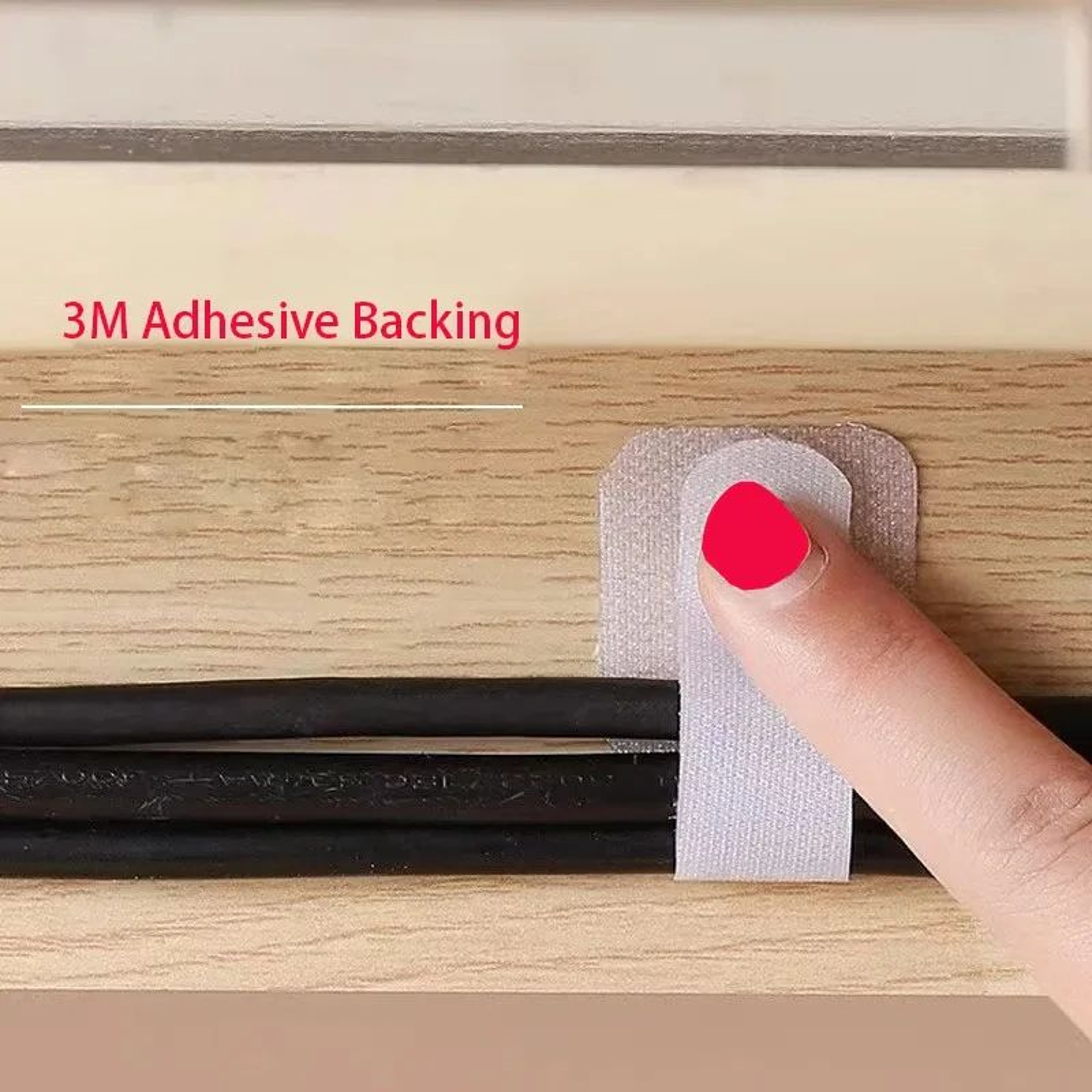 Reusable Cable Ties With Adhesive  Adjustable Cord Organizer Straps For Desk  Home 3