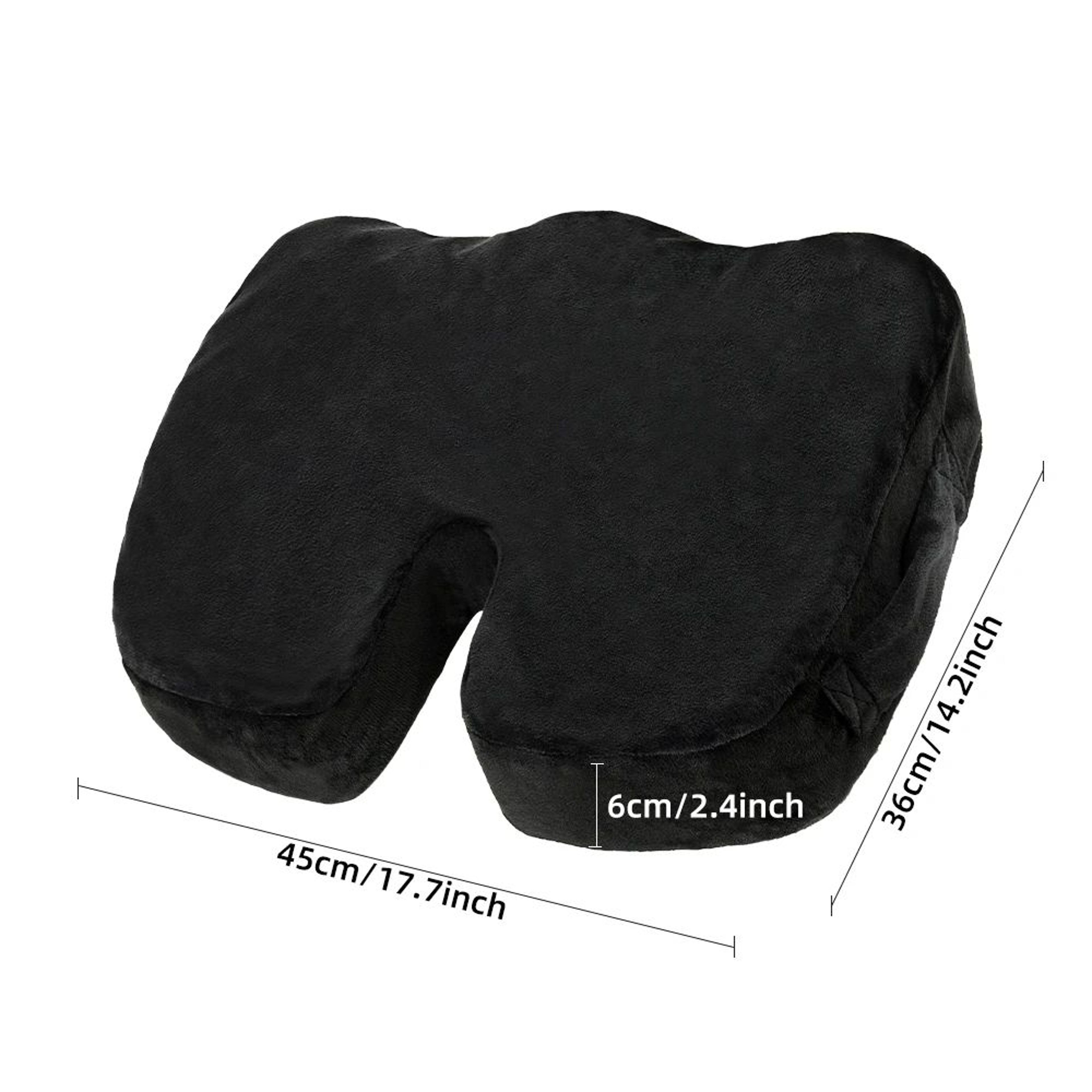 WaveRelief Comfort Seat  UShaped Seat Cushion For Tailbone Pain Relief  Breathable Support 9