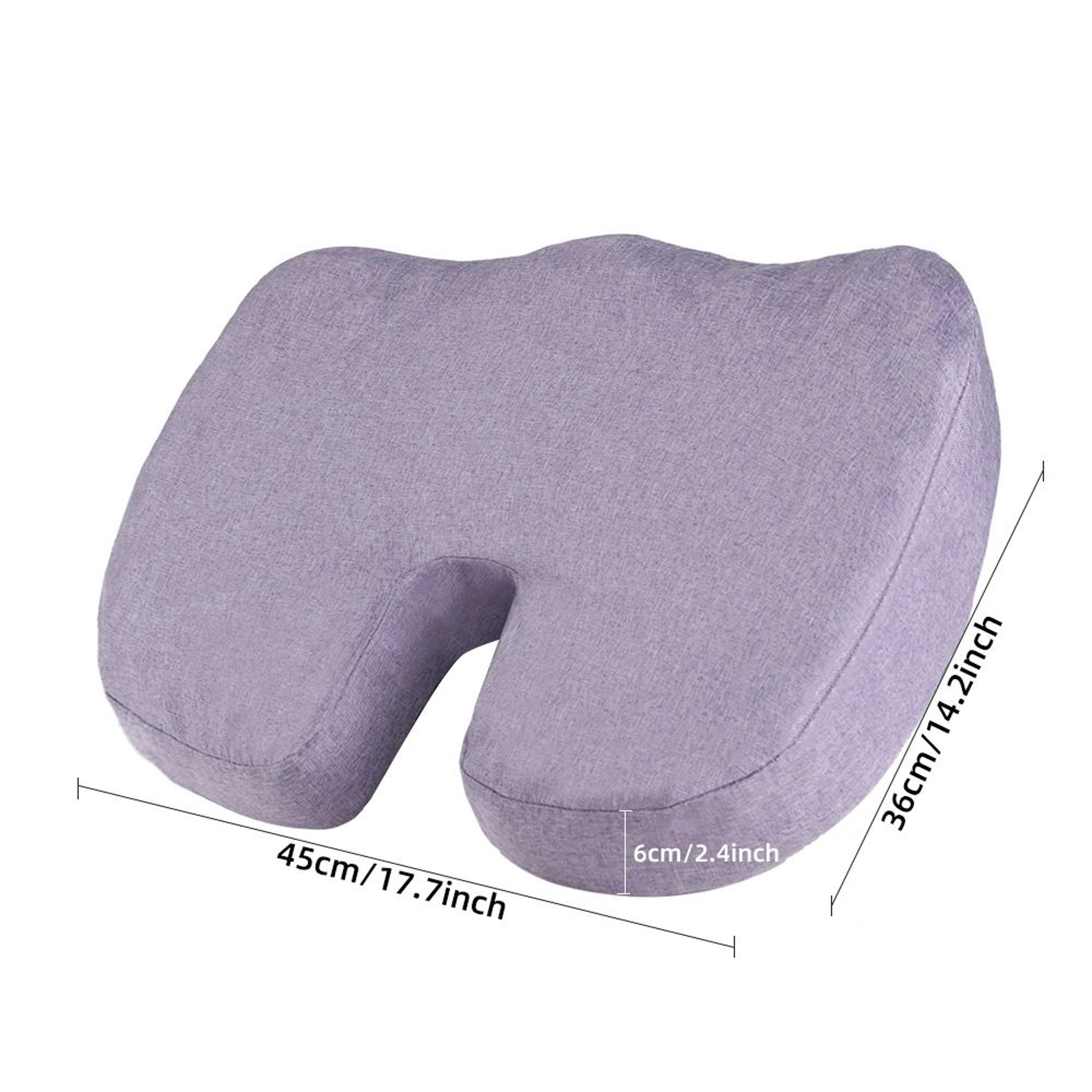 WaveRelief Comfort Seat  UShaped Seat Cushion For Tailbone Pain Relief  Breathable Support 10