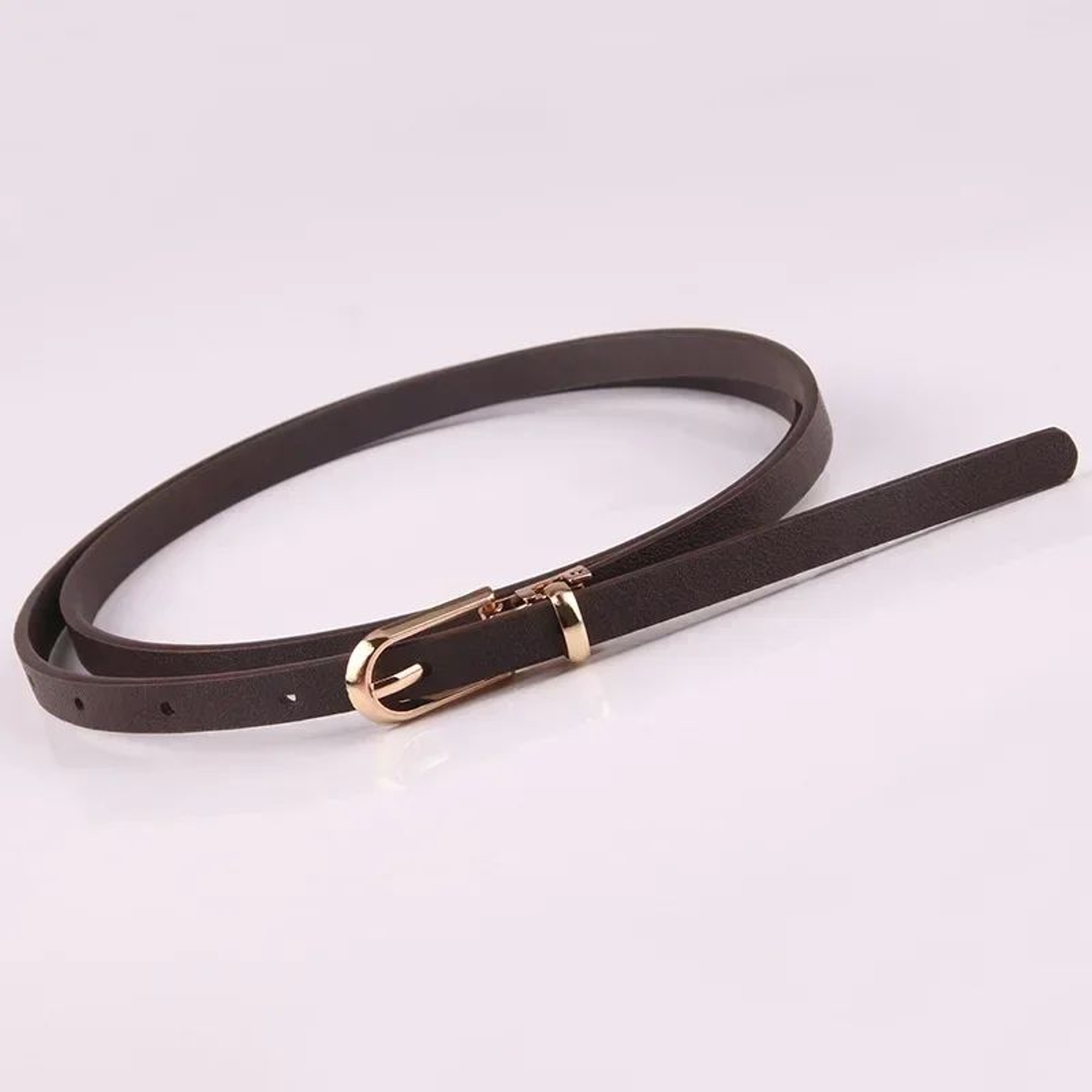 PearlGrace Elastic Waist Belt For Women  Luxury Double Pearl Dress Belt In PU Leather 6